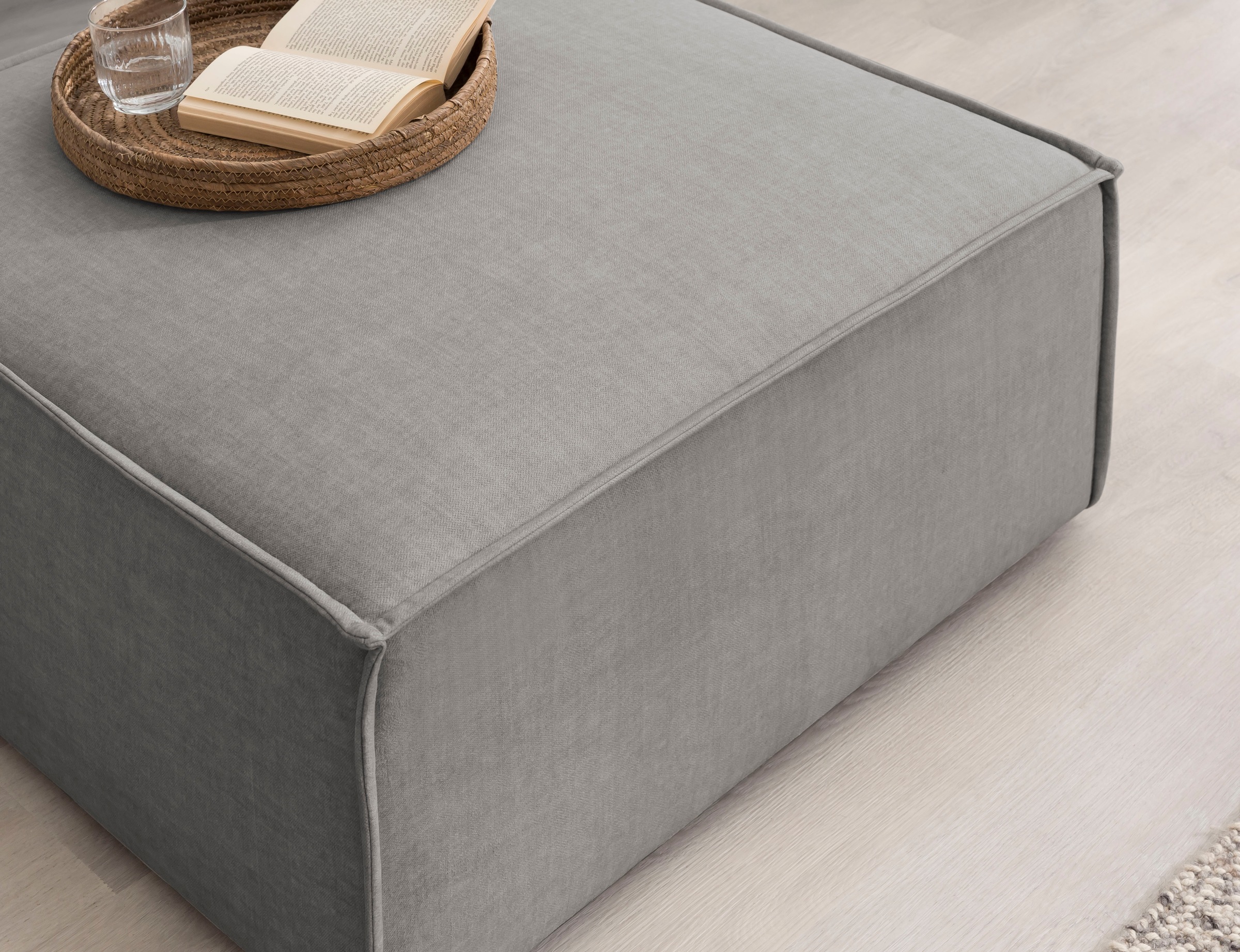 Home affaire Hocker »SHERWOOD«, Hocker quadratisch, ideale Ergänzung zum Loveseat Â»SHERWOODÂ«