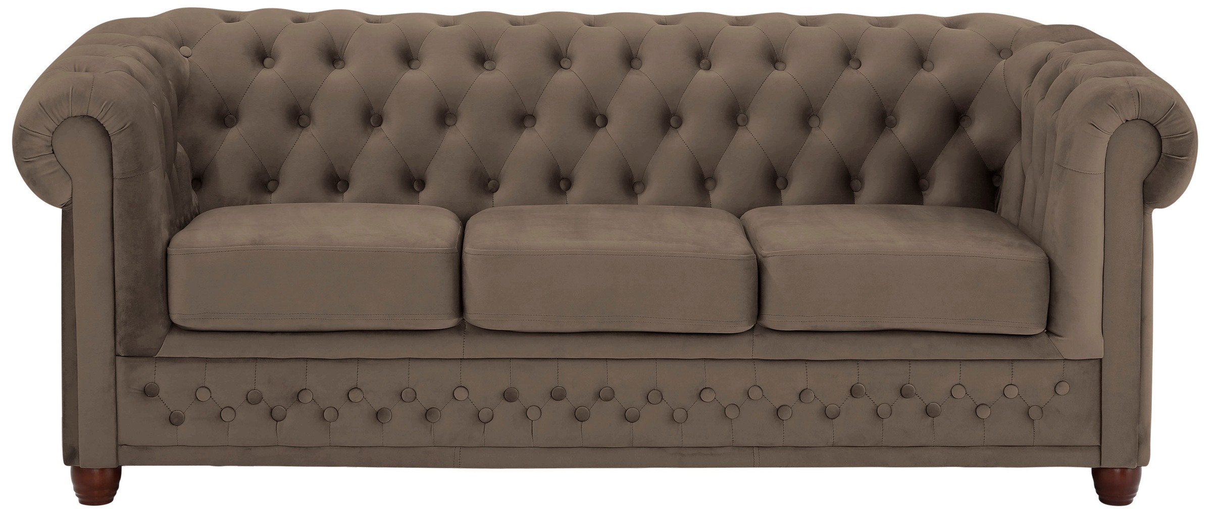 Home affaire Chesterfield-Sofa »New Castle« mit hochwertiger Knopfheftung i günstig online kaufen
