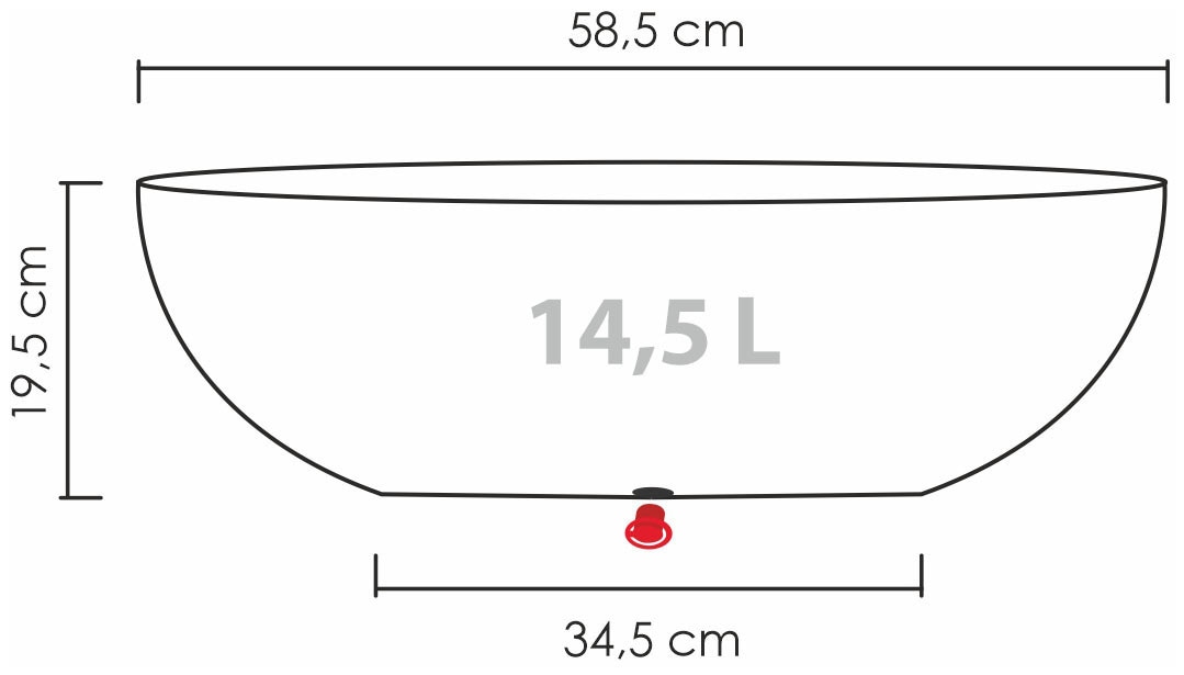 Scheurich Blumentopf »60/298 BARCEO JARDINIERE«