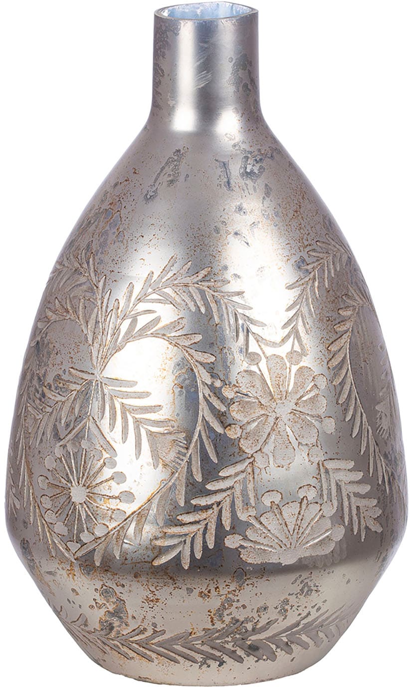 GILDE Bodenvase »Vase Peso, grau H.43 cm«, (1 St.) günstig online kaufen