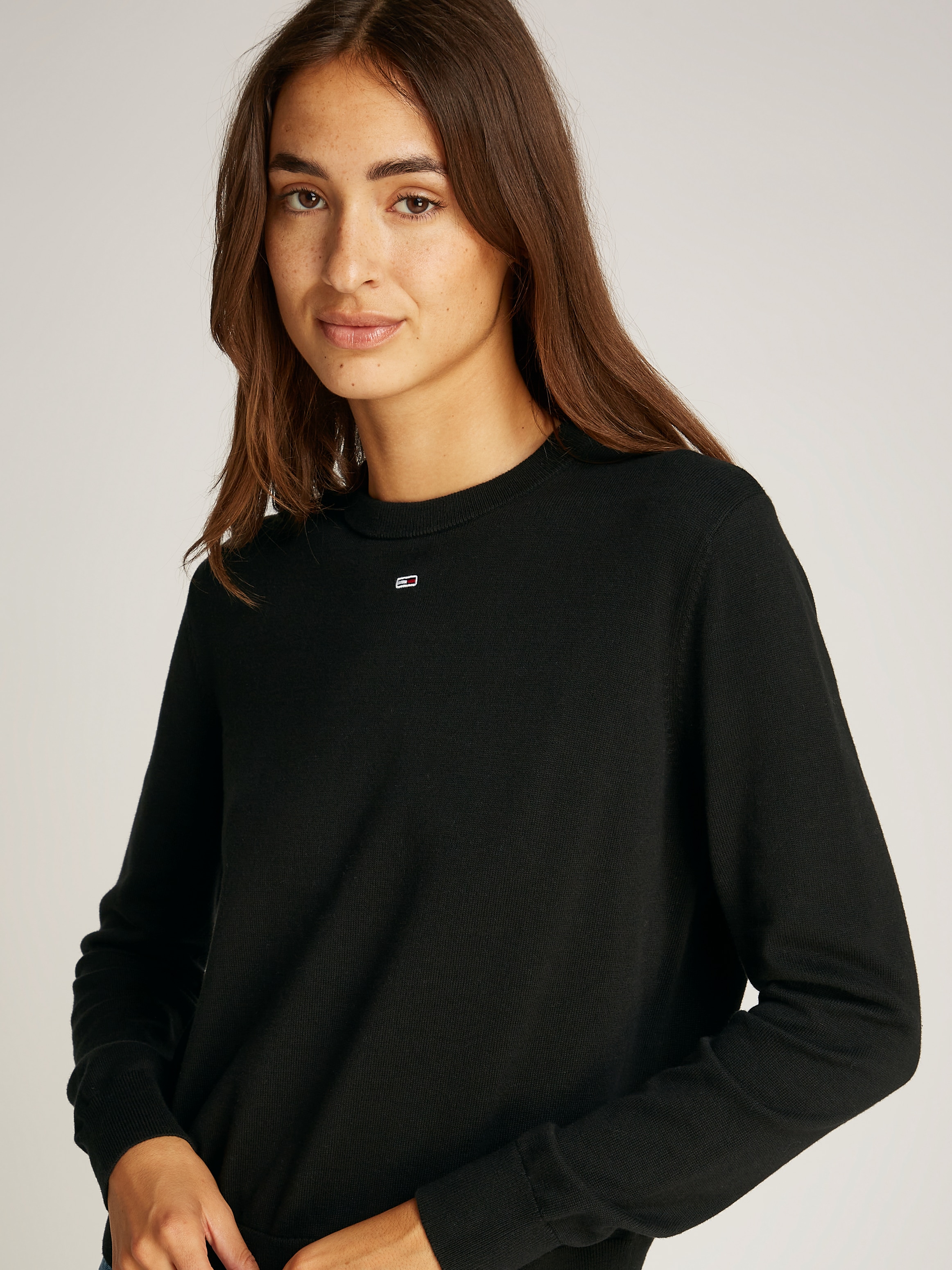 Tommy Jeans Strickpullover »TJW ESSENTIAL CREW SWEATER EXT«