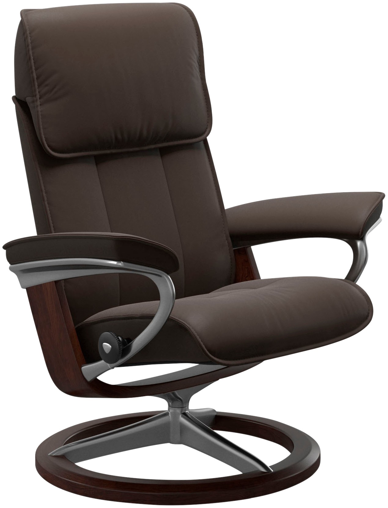 Stressless® Relaxsessel »Admiral«, mit Signature Base, Größe M & L, Gestell Braun