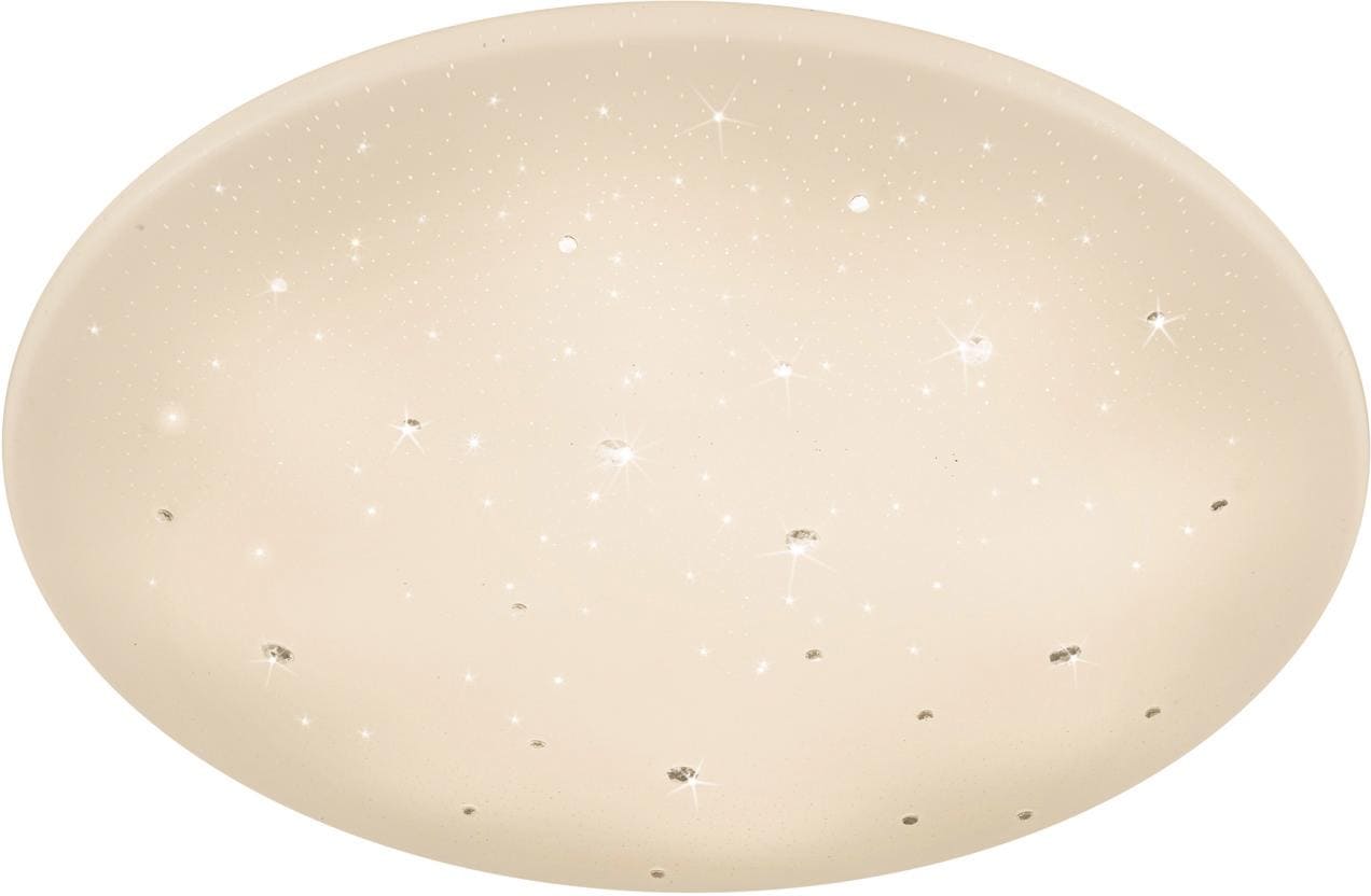 REALITY Leuchten LED Deckenleuchte »Achat«, 1 flammig, Leuchtmittel LED-Board | LED fest integriert, integr. Dimmer, Lichtfarbe stufenlos einstellbar, Starlight-Effekt
