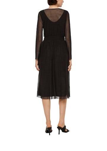 s.Oliver BLACK LABEL Meshkleid, mit Smoke-Detail