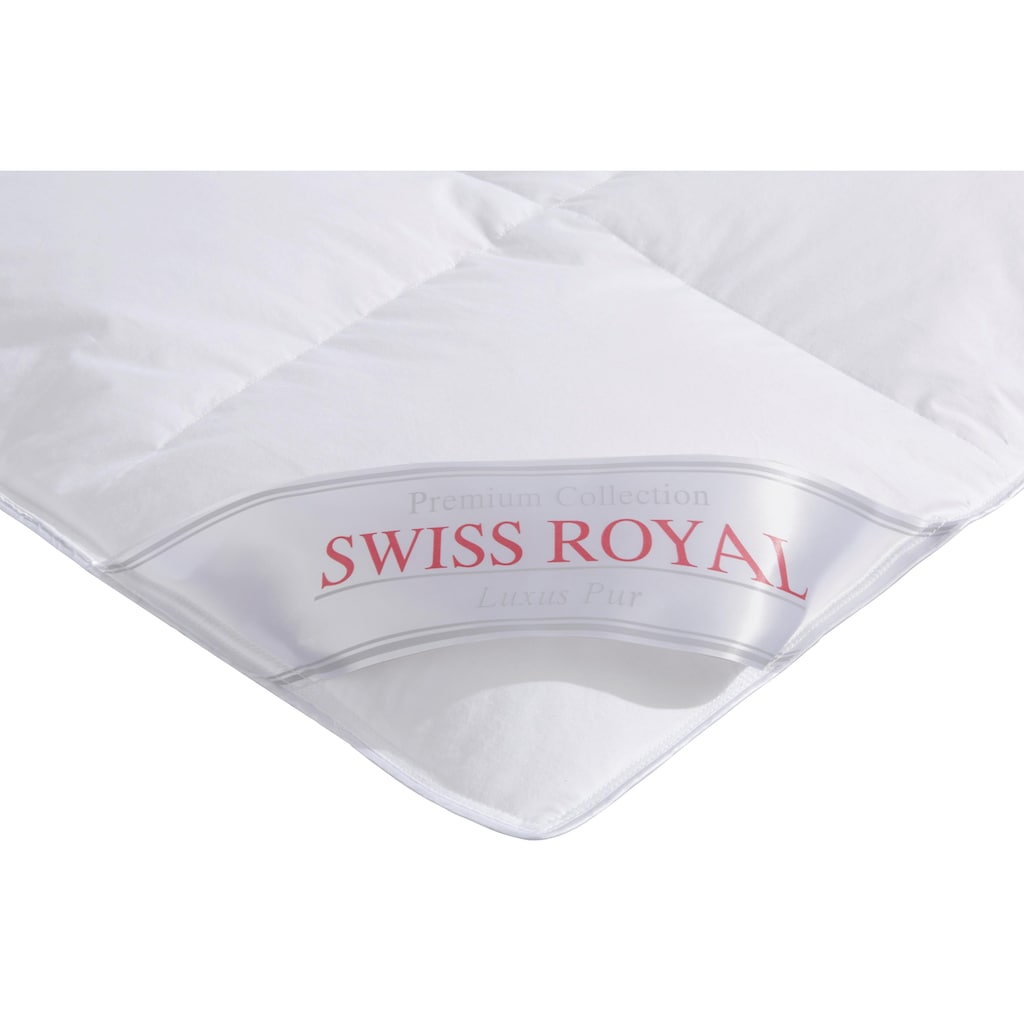 Haeussling Daunenbettdecke + Kopfkissen »Swiss Royal«, (Spar-Set)