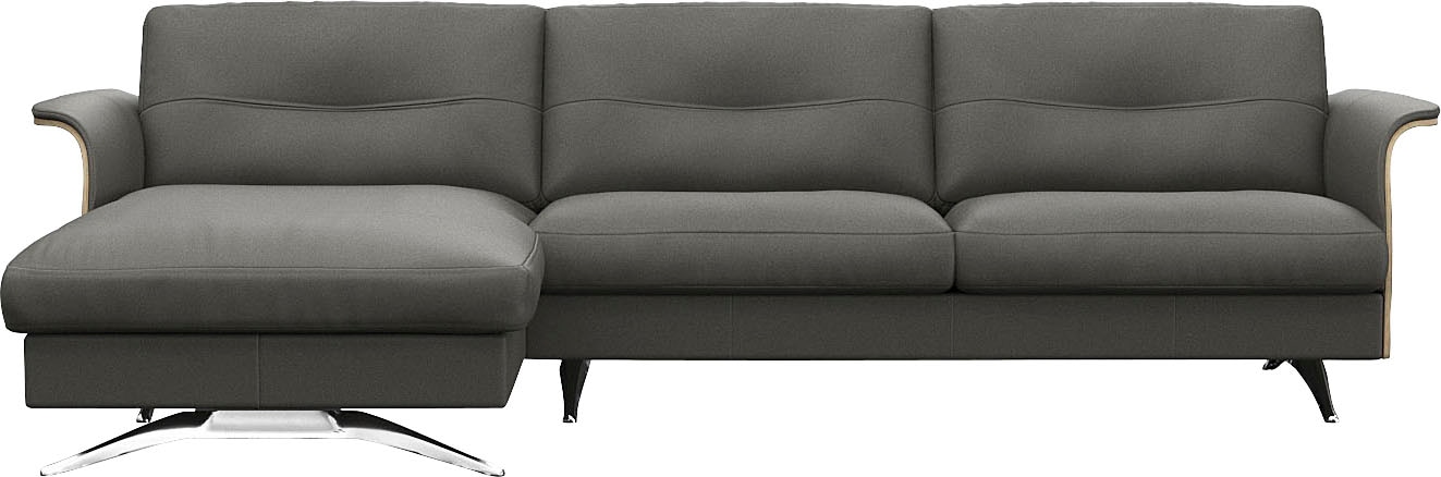 FLEXLUX Ecksofa »Glow bequem und komfortabel durch hochwertigen Sitzaufbau, günstig online kaufen
