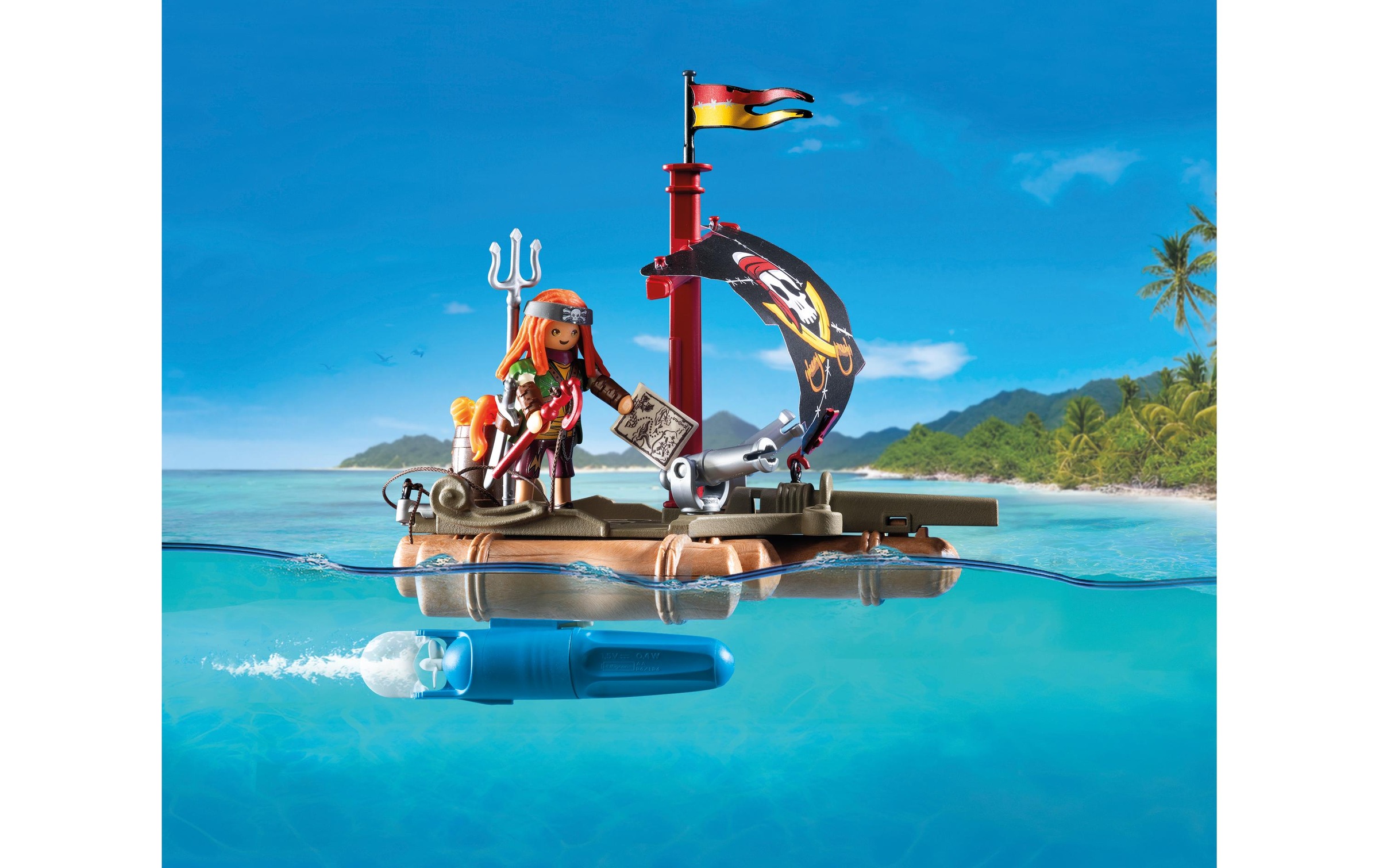 Playmobil® Spielbausteine »Schatzbergung auf Piratenfloss 71794«