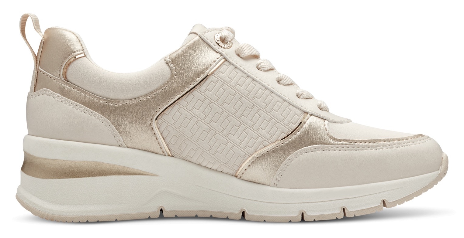 Tamaris Keilsneaker  , Freizeitschuh, Halbschuh, Schnürschuh mit Außenreißverschluss