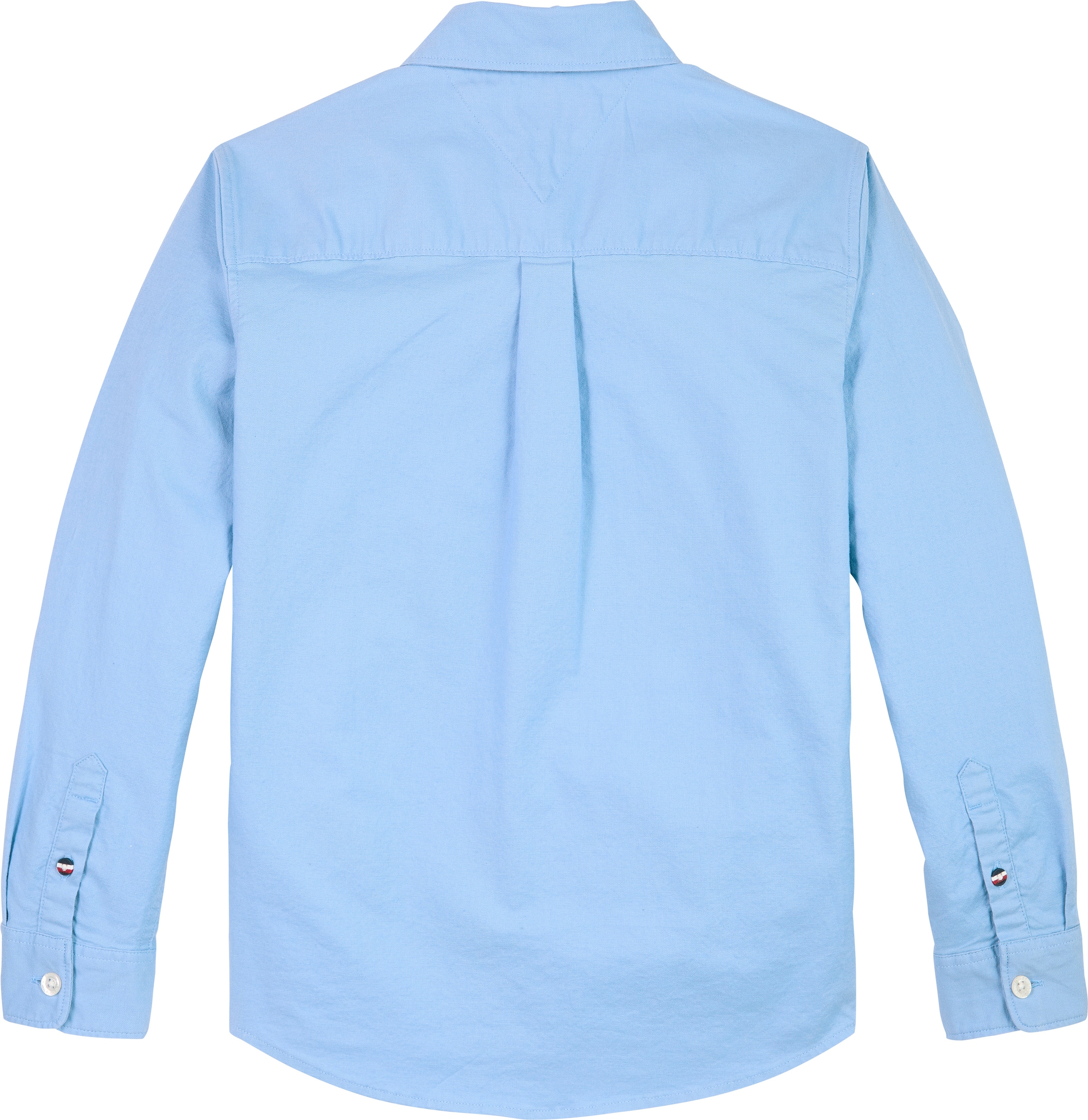 Tommy Hilfiger Langarmhemd »FLAG OXFORD SHIRT LS« mit Logostickerei