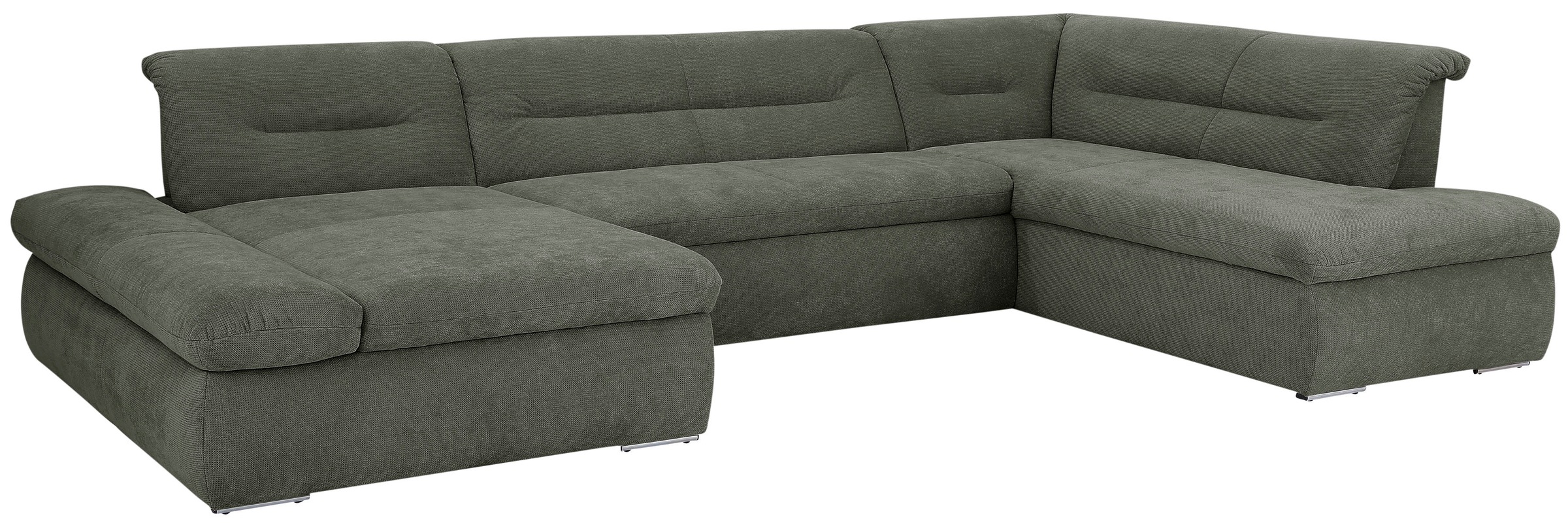 Home affaire Wohnlandschaft »Avesa U-Form« Wahlweise mit Armteilverstellung günstig online kaufen