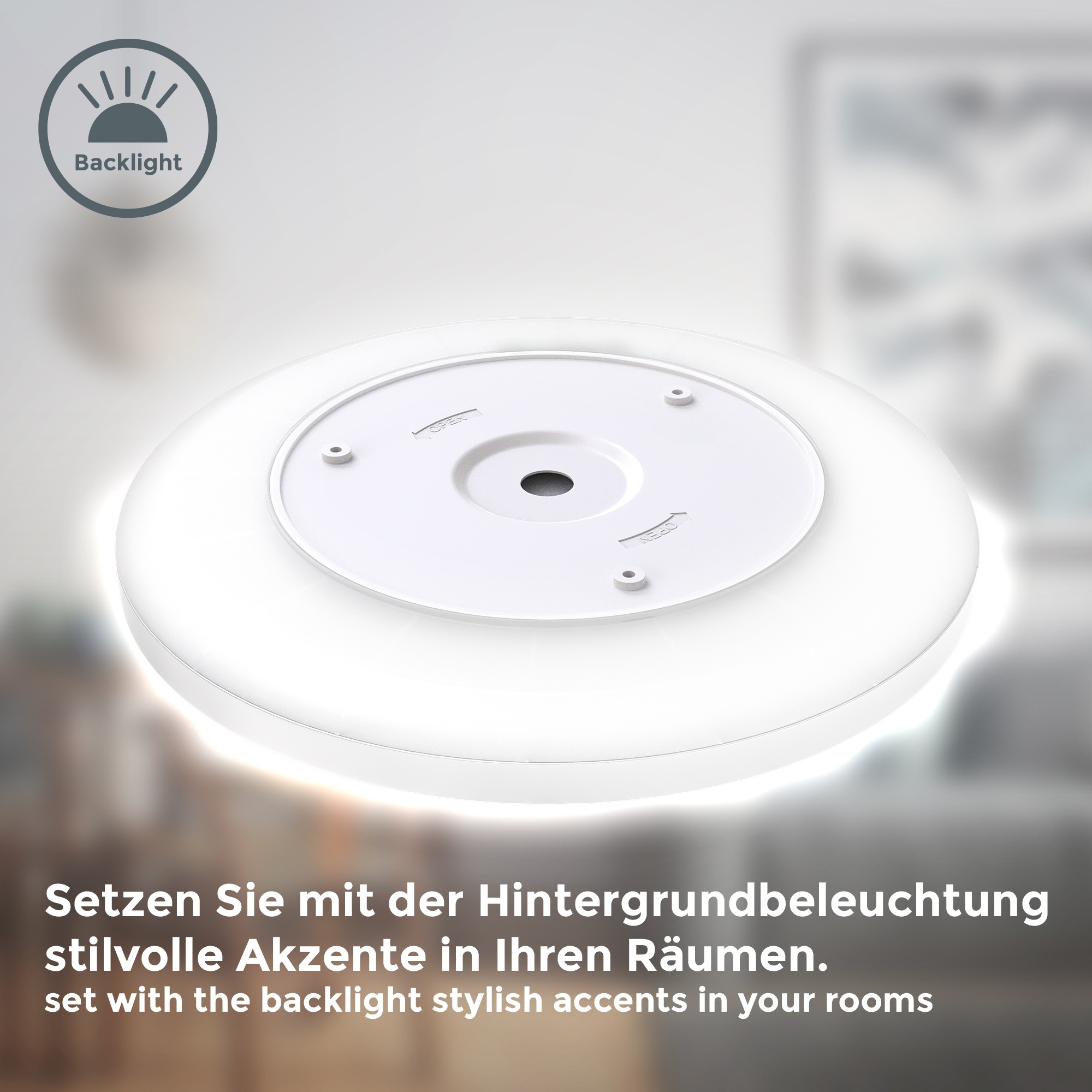 B.K.Licht Panel, 1 flammig, Leuchtmittel LED-Modul   LED fest integriert, D günstig online kaufen