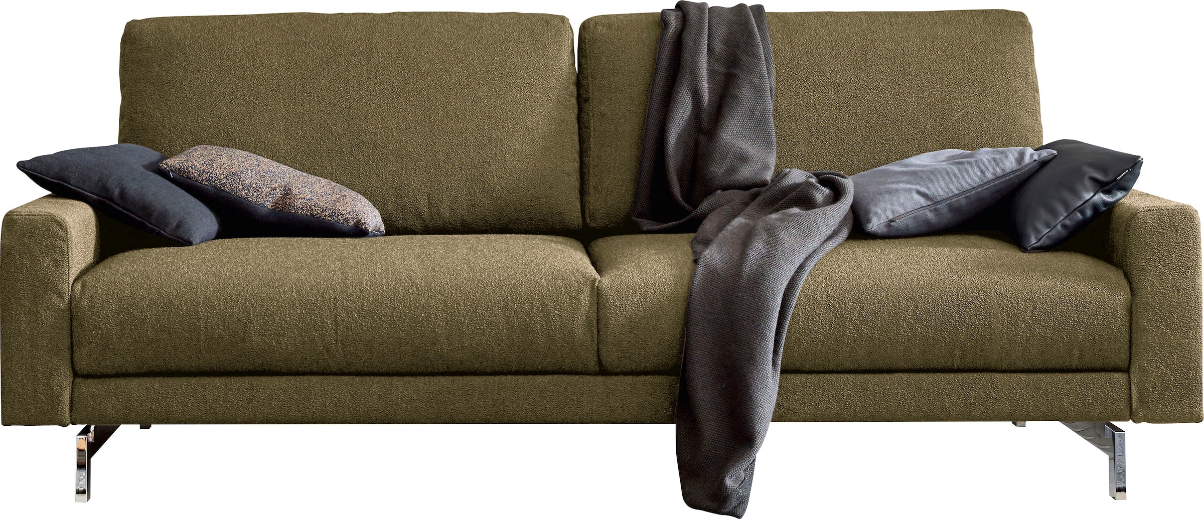 hülsta sofa 2,5-Sitzer »hs.450«, Armlehne chromfarben niedrig, glänzend, online Breite 184 Fuß bestellen cm