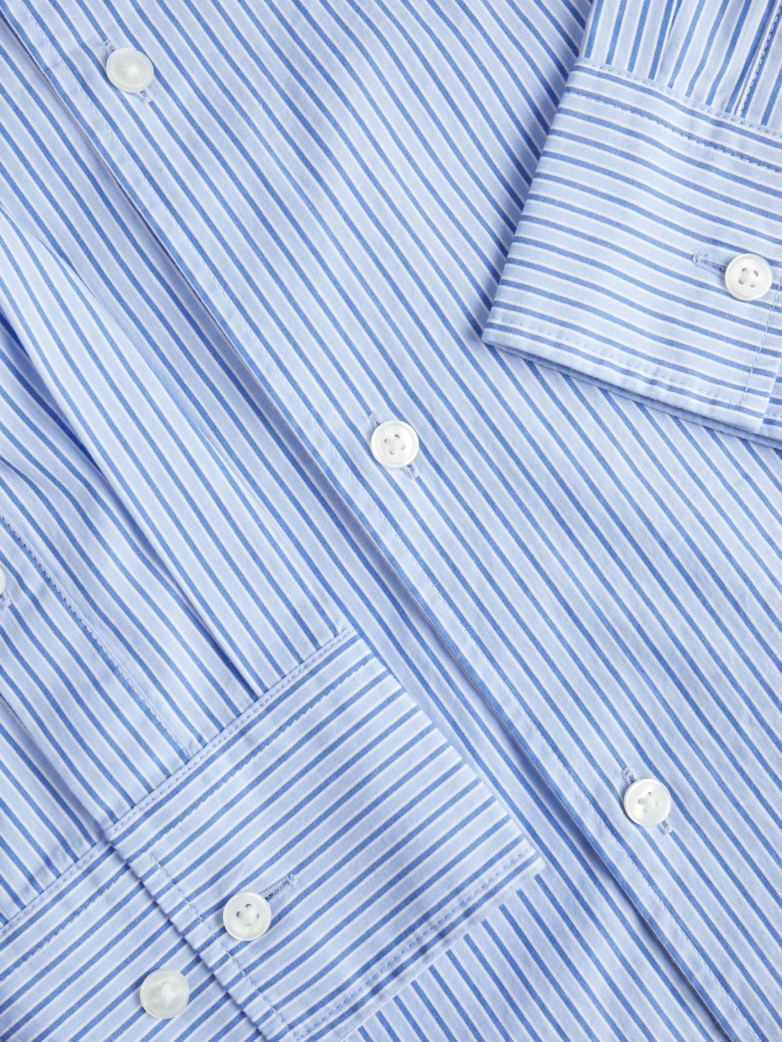 Jack & Jones Langarmhemd »JJECODY POPLIN SHIRT LS SN«, mit Streifen Muster
