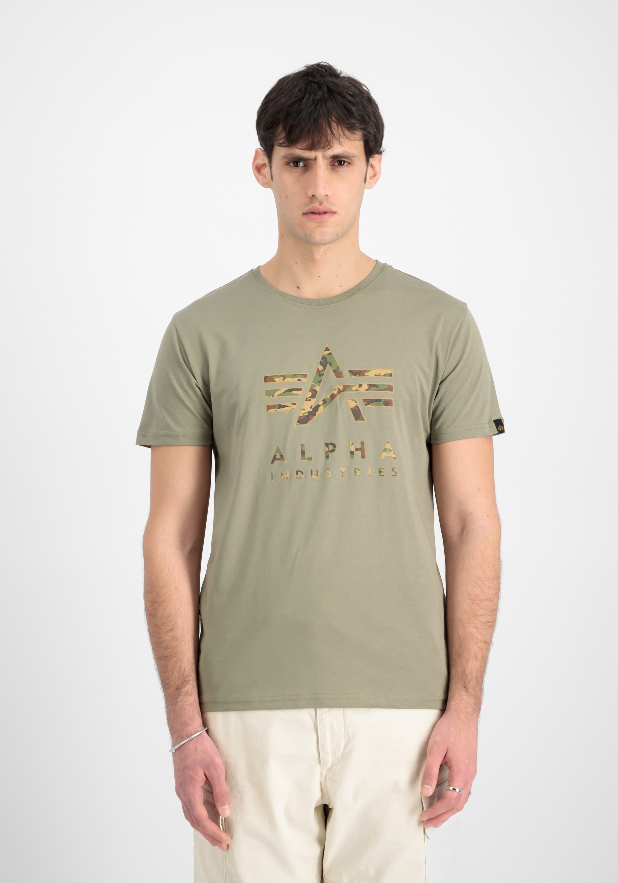Alpha Industries T-Shirt »Alpha Industries Men - T-Shirts Camo Puff Print T«