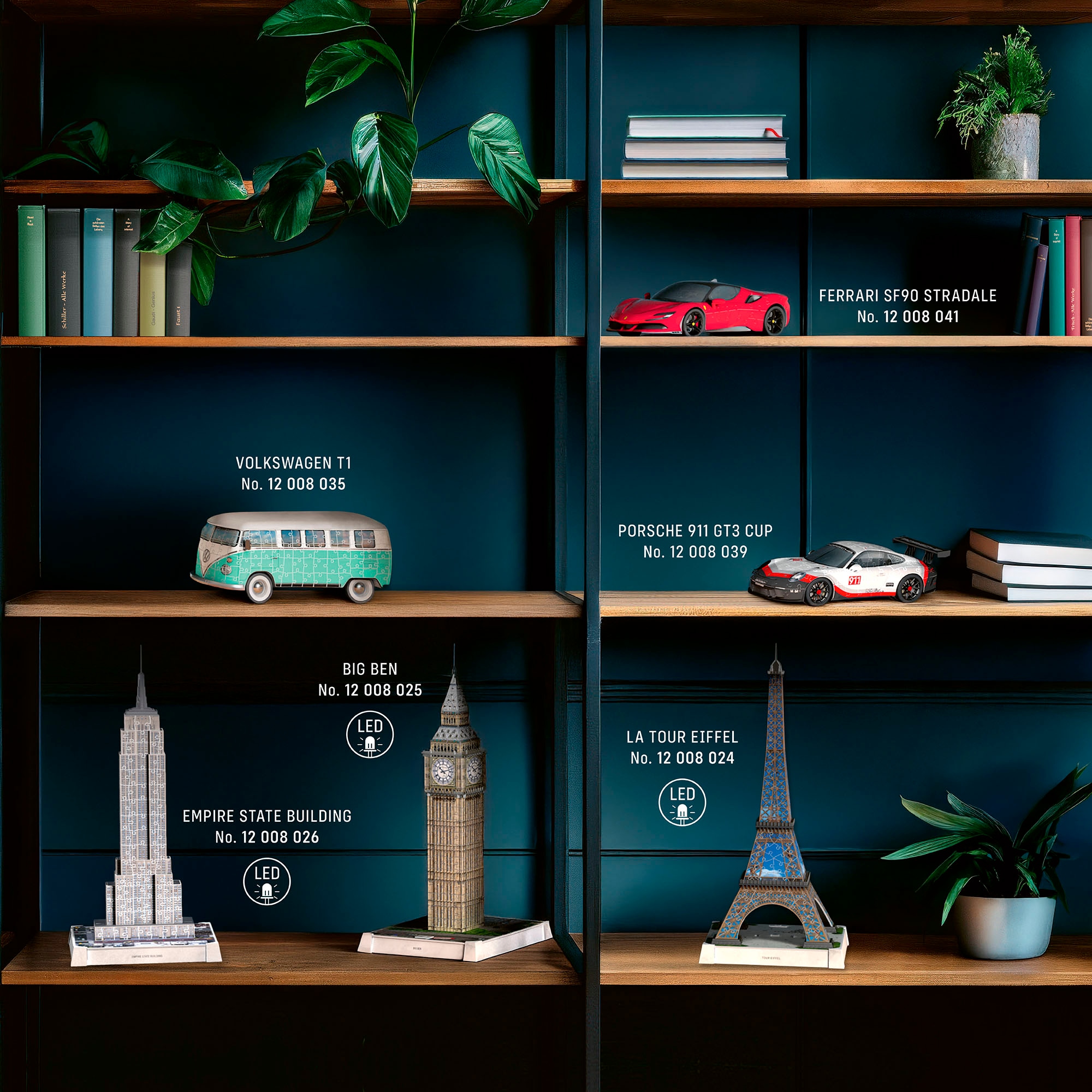 Ravensburger 3D-Puzzle »Iconics: Triumphbogen Paris - mit Licht«, Made in Europe