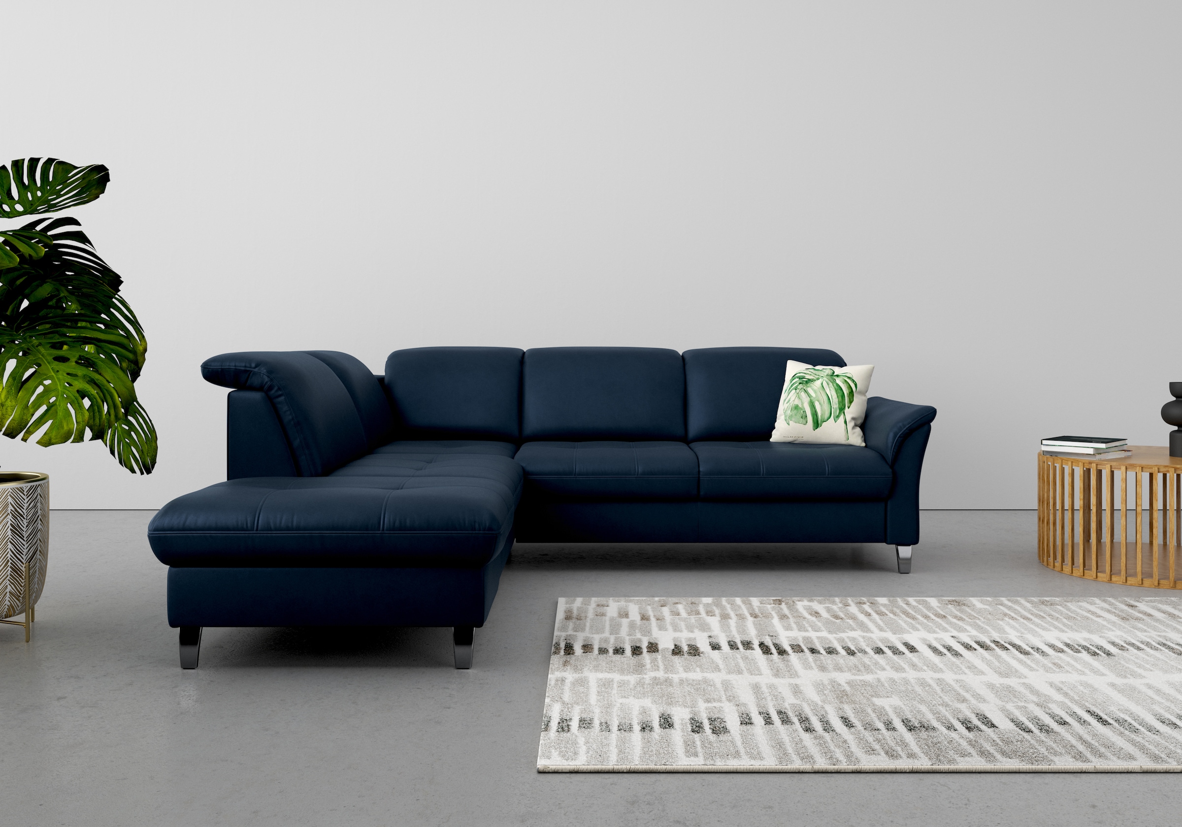 sit&more Ecksofa »Maggiore L-Form«, wahlweise mit Kopfteilverstellung, Bett günstig online kaufen