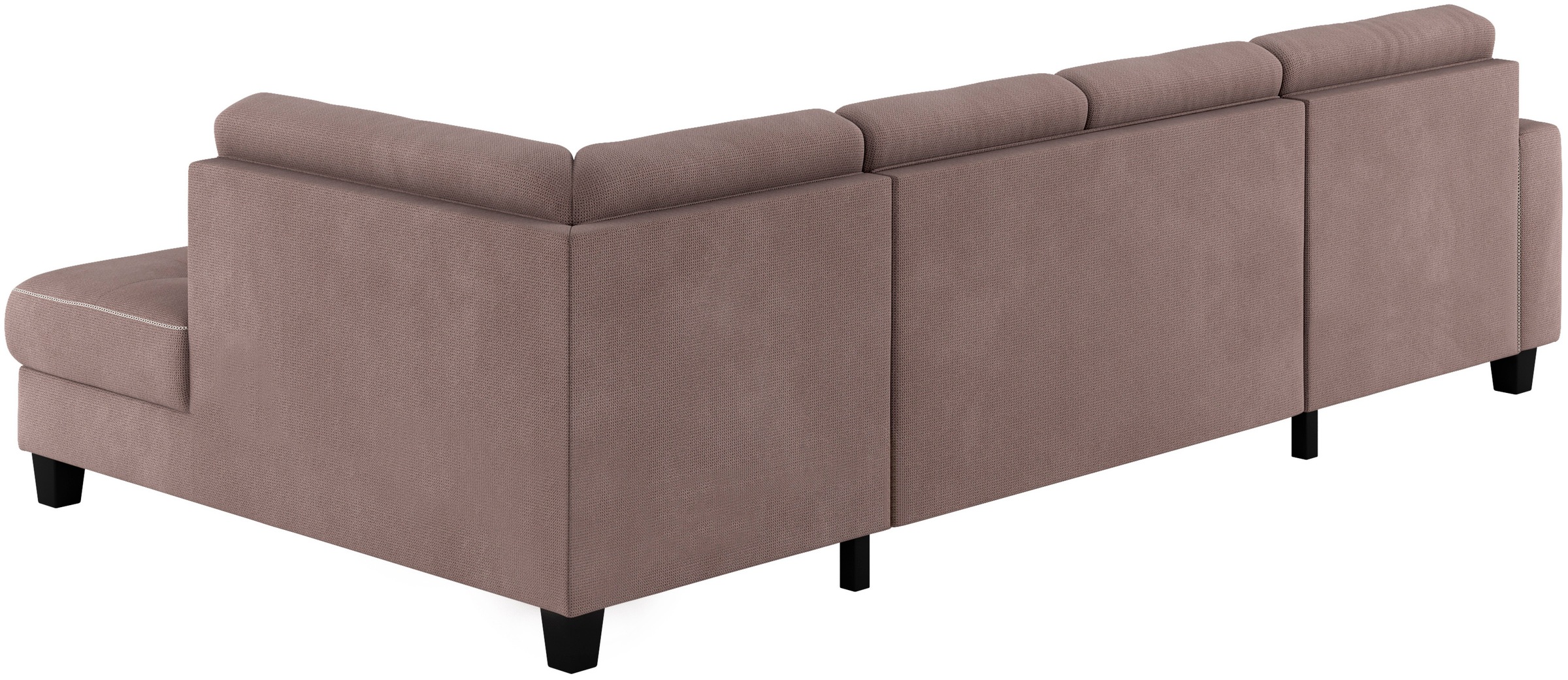 Places of Style Wohnlandschaft »Varese«, Kreuznaht in beige