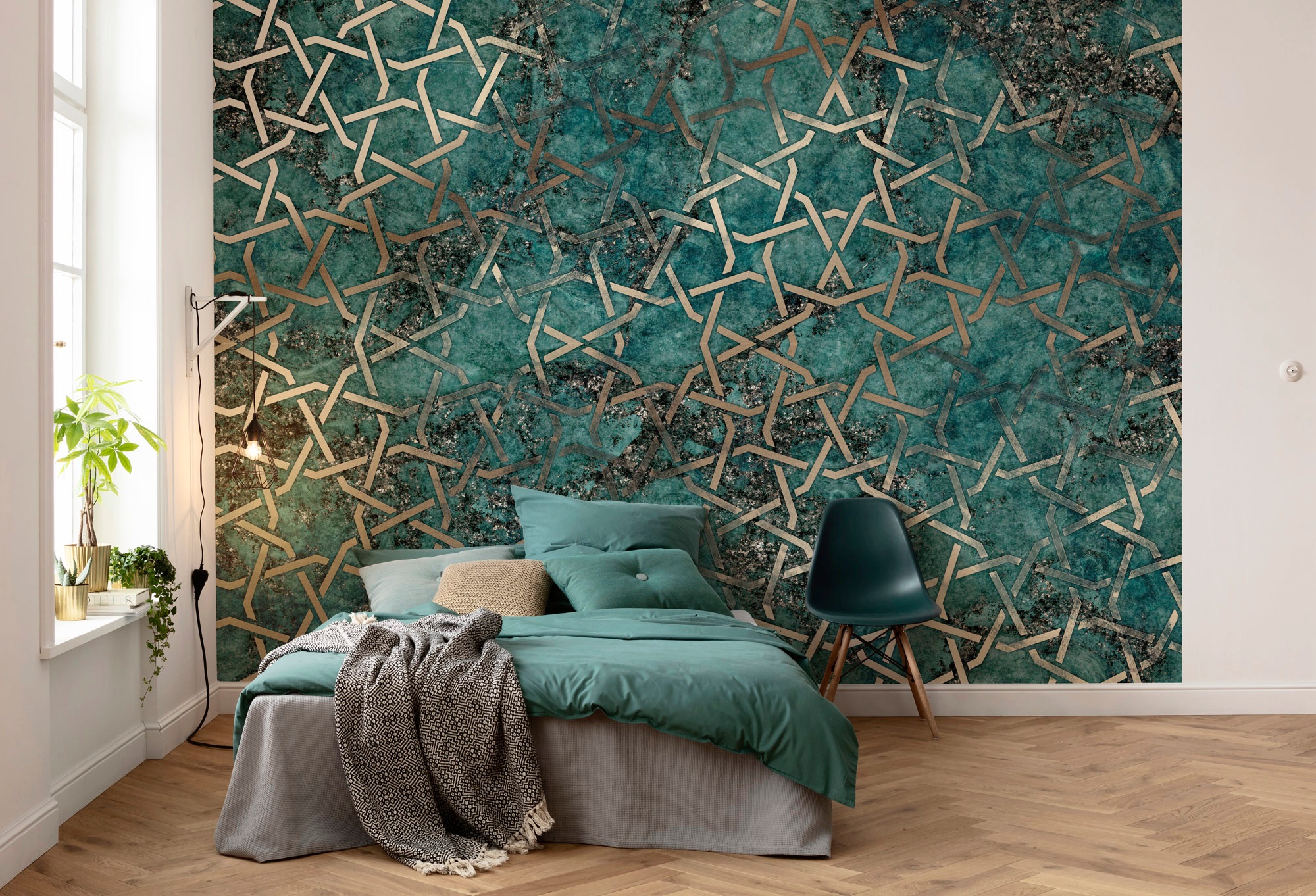 Komar Vliestapete »Digitaldruck Vlies -  Starlight - Größe 350 x 250 cm« bedruckt glatt Wohnzimmer, Schlafzimmer