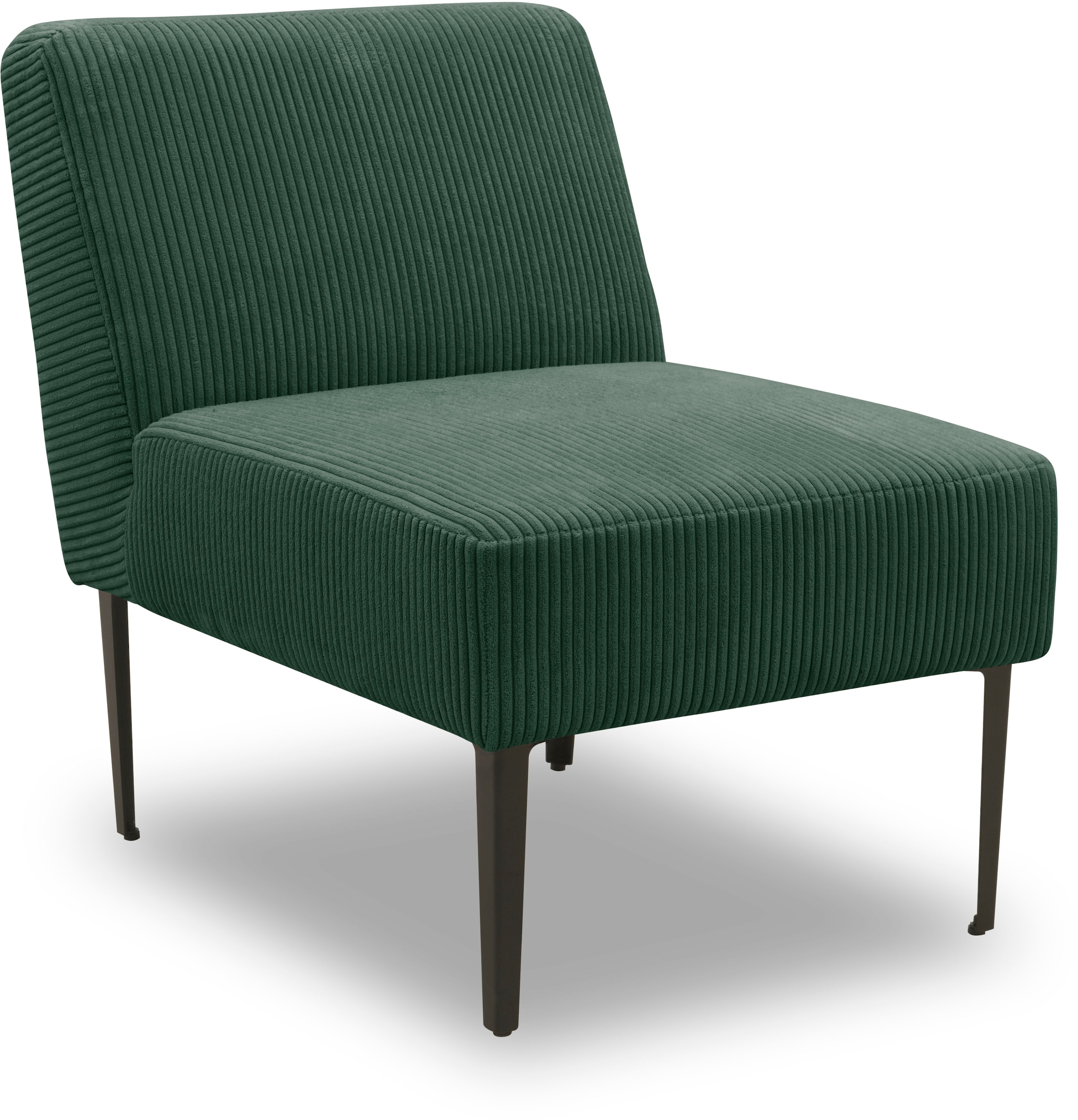 DOMO collection Sessel »700010 Lieferzeit nur 2 Wochen, auch einzeln stellbar«, für individuelle Zusammenstellung eines persönlichen Sofas, Cord-Bezug