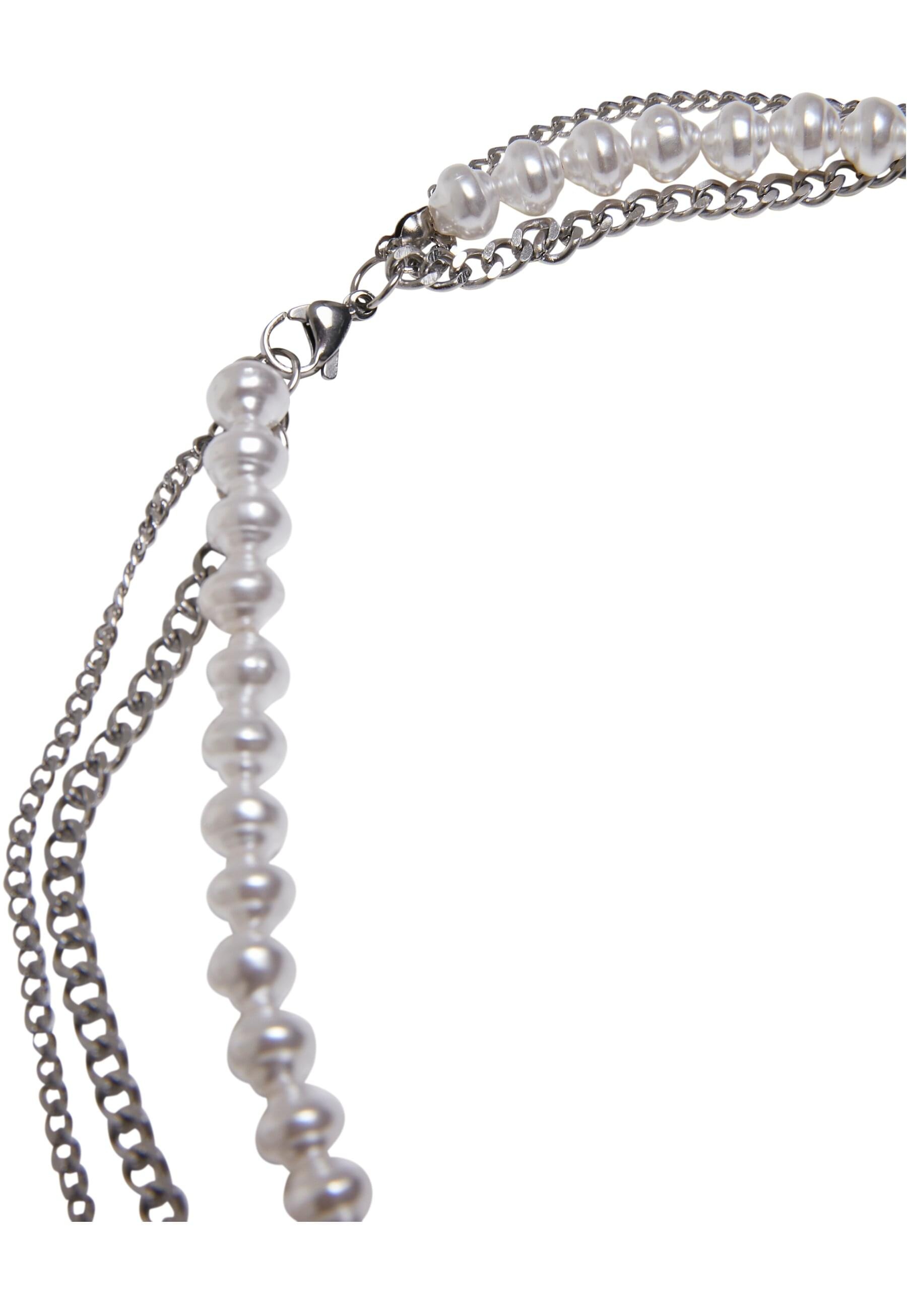 URBAN CLASSICS Kette mit Anhänger »Urban Classics Unisex Meridian Pearl Layering Necklace«