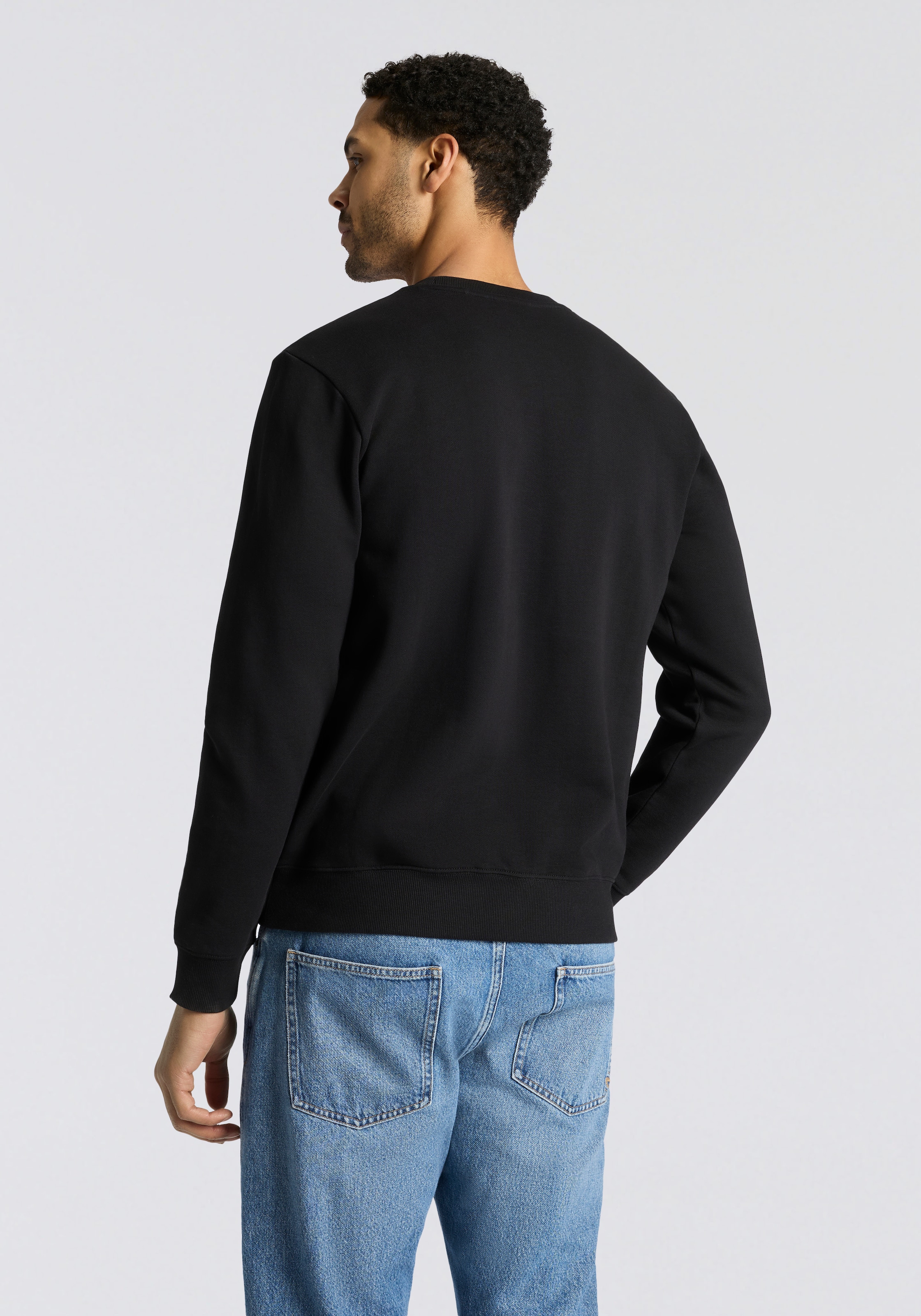 HUGO Sweatshirt »Dem«, Rundhalsausschnitt, Regular Fit, HUGO Druck
