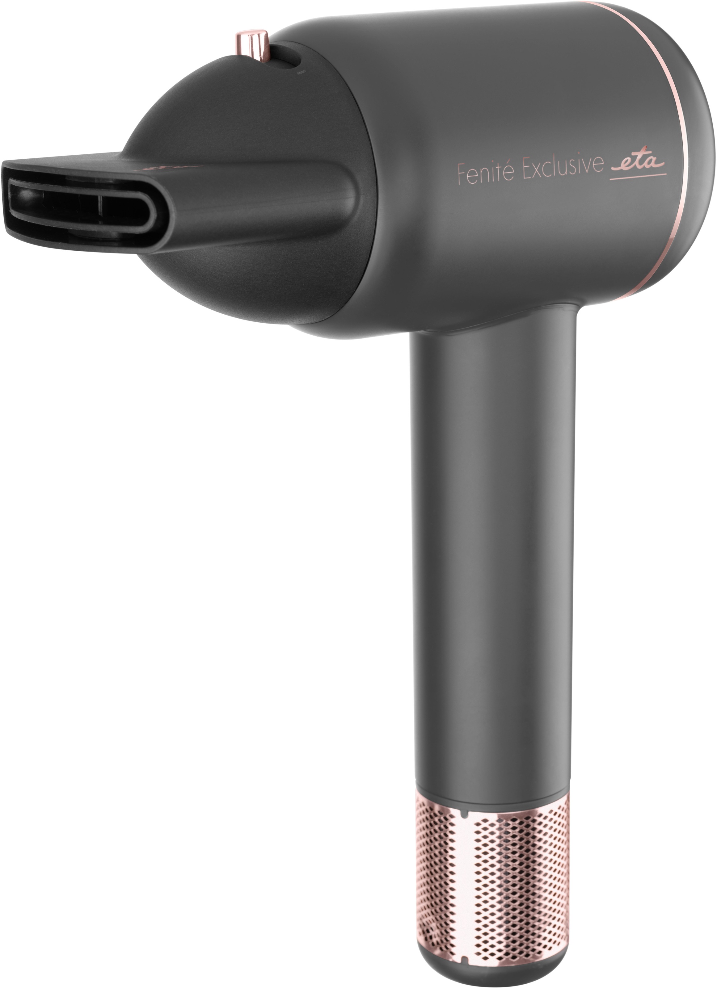 eta Haartrockner »Fenité Exclusive ETA932090020«, 1600 W, 2 Aufsätze, OPTI-HEAT CONTROL, NanoMoisture&Care, LED-Display, Kaltluftfunktion