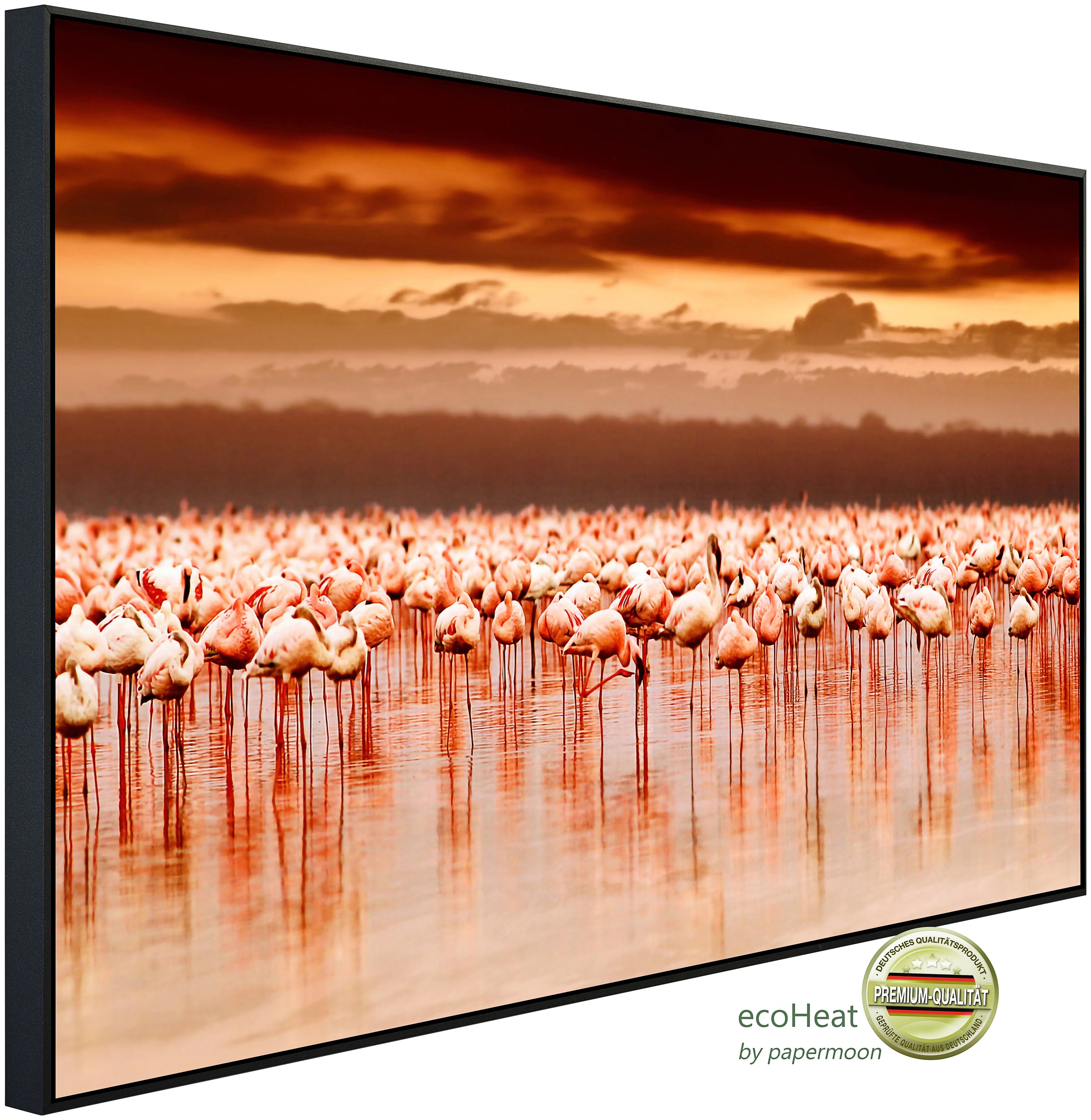 Papermoon Infrarotheizung »Afrikanische Flamingos«, sehr angenehme Strahlun günstig online kaufen