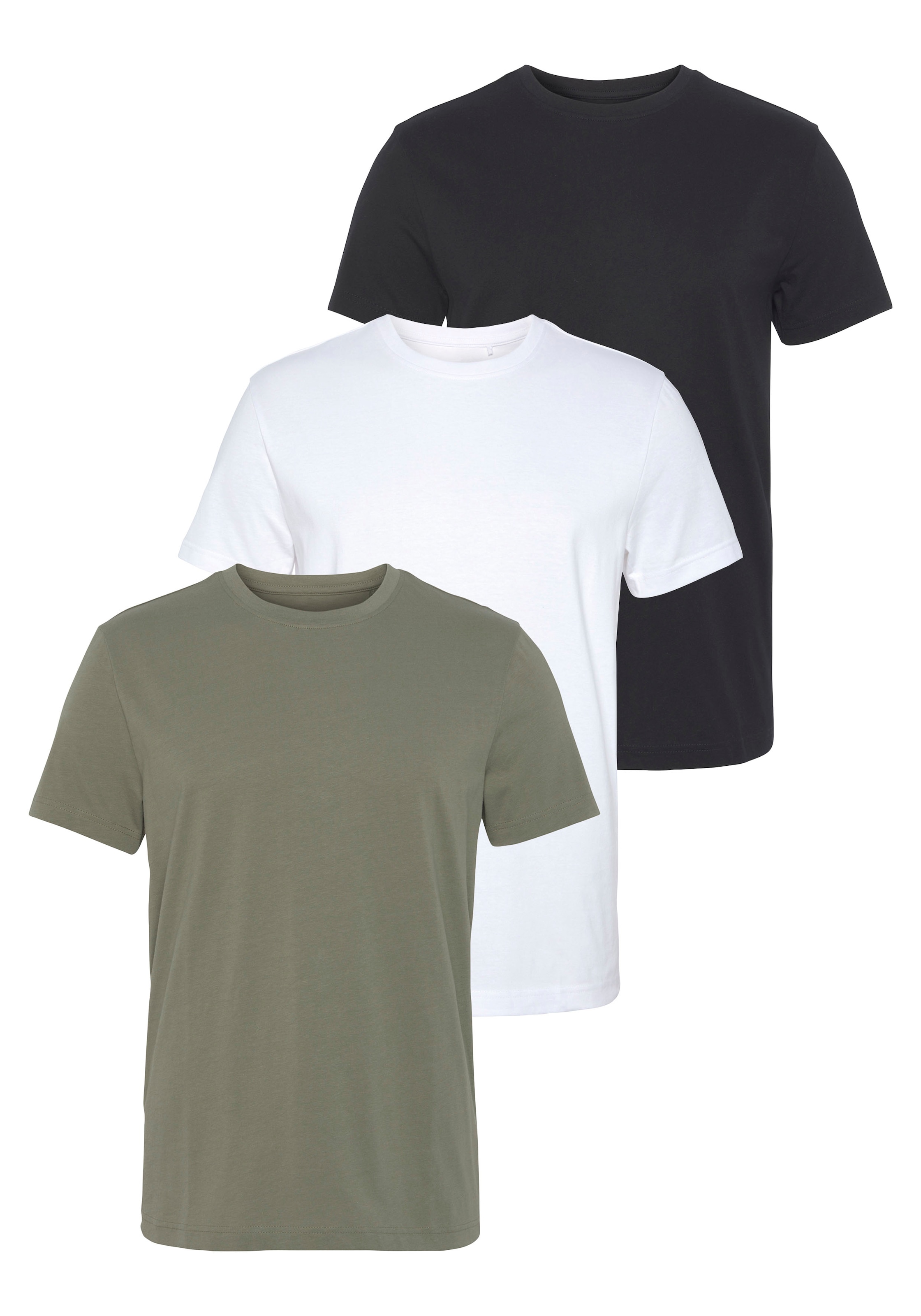 AJC T-Shirt, lockere Passform, Basic-Stil