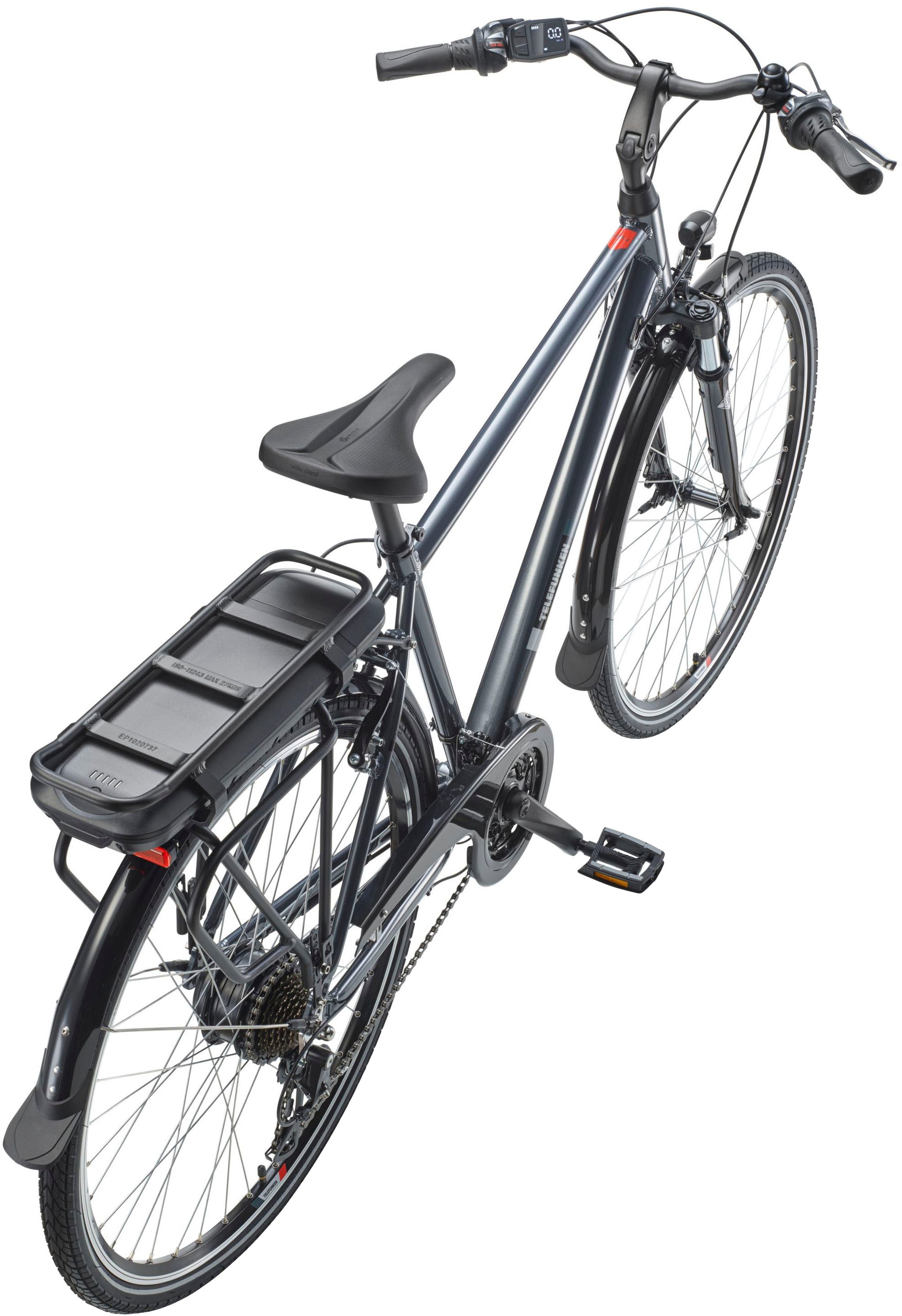 Telefunken E-Bike »E-Trekking Expedition XT485 Herren«, 21 Gang, Shimano, Acera, Heckmotor 250 W, Pedelec, Elektrofahrrad, Trekkingrad, Herren, innerhalb StVZO, 28 Zoll