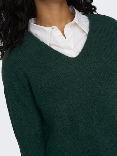 ONLY V-Ausschnitt-Pullover »ONLCAMILLA V-NECK L/S PULLOVER KNT NOOS«