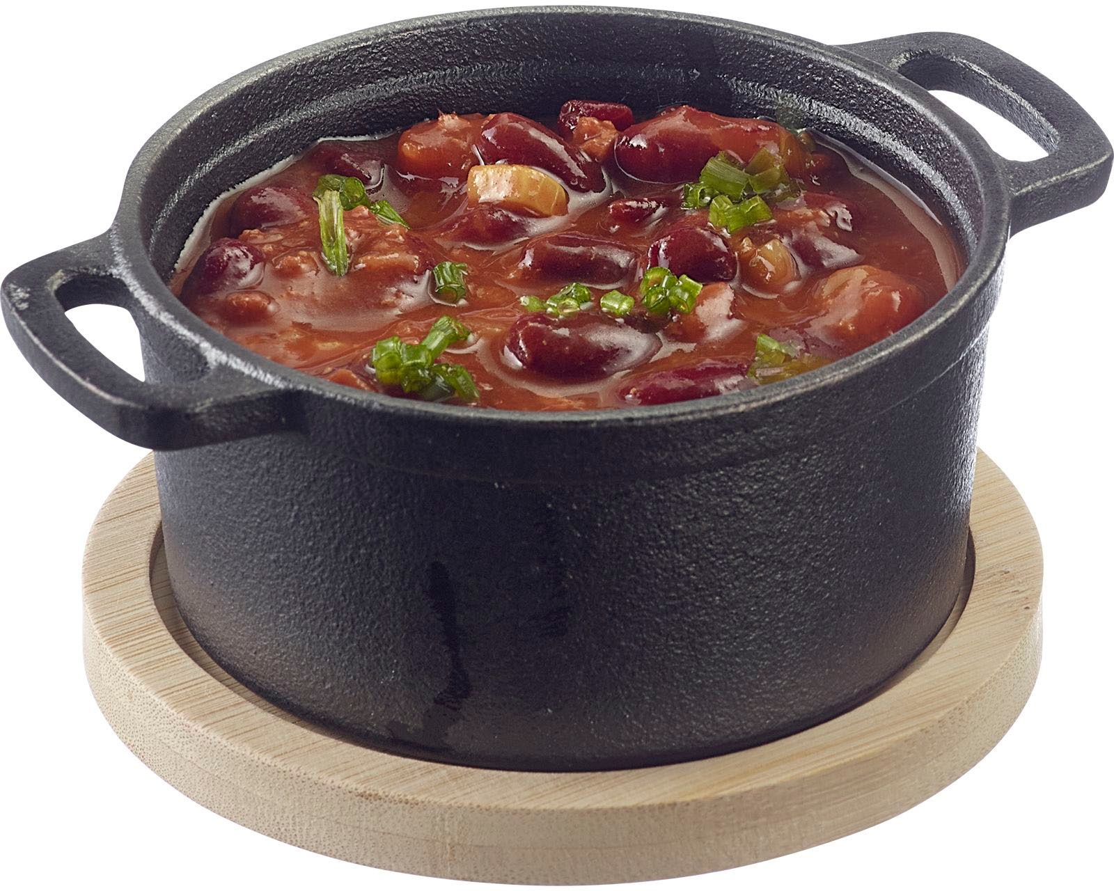 Gusseiserner Topf mit Deckel »Tapas + Friends«, 250 ml