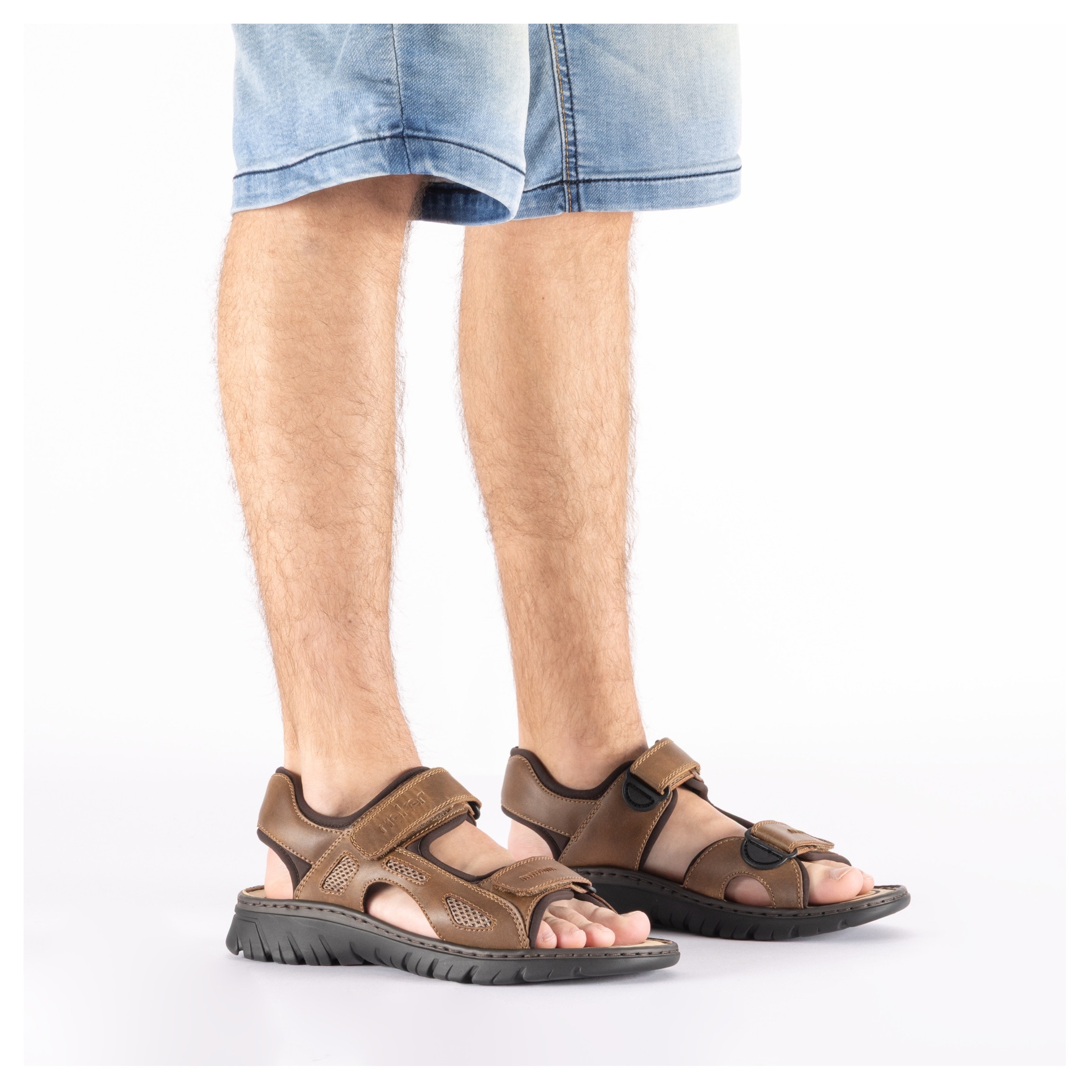 Rieker Sandale  Sommerschuh, Klettschuh, Outdoorsandale, in Trekking-Optik