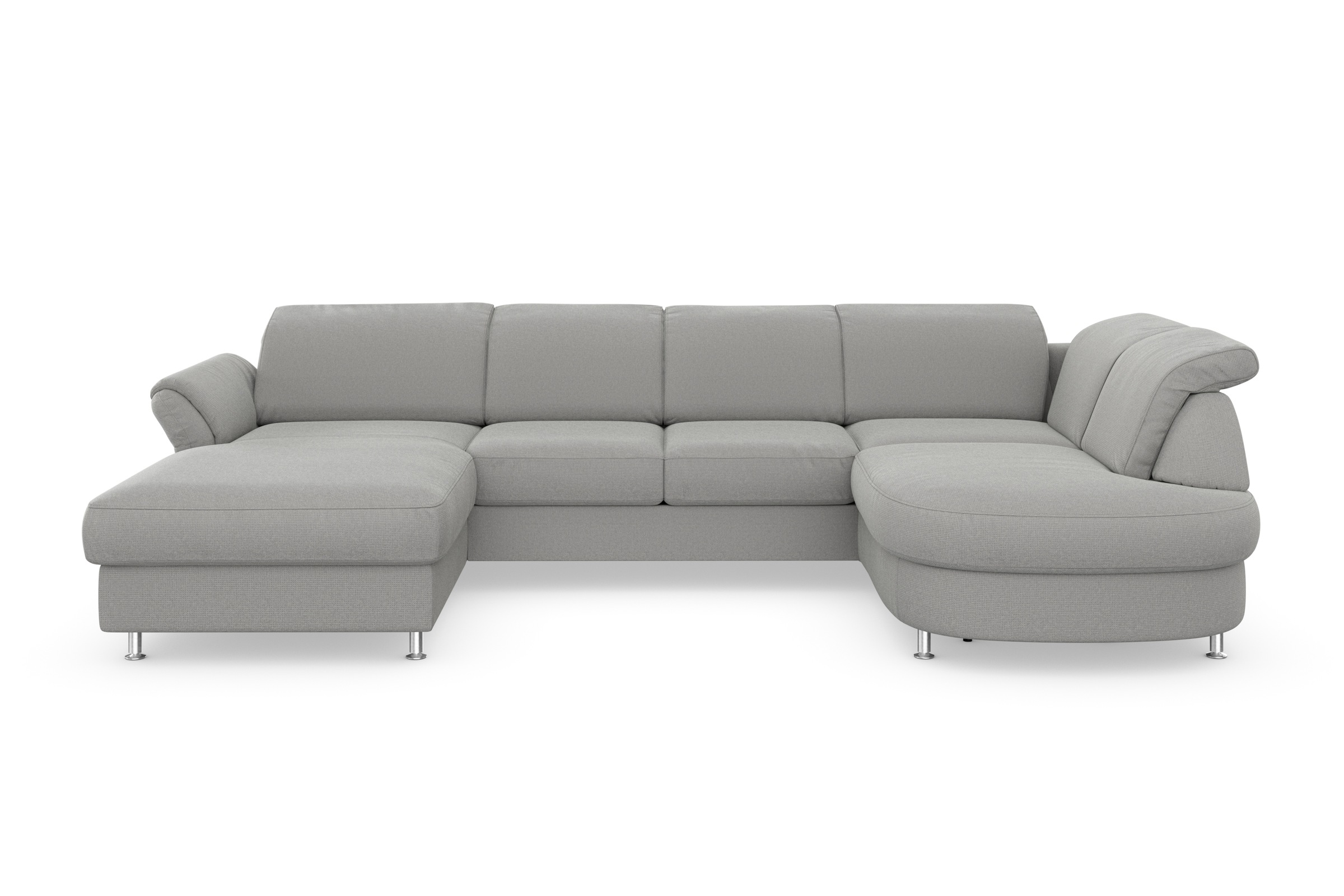sit&more Wohnlandschaft »Apulia U-Form«, wahlweise Bettfunktion, Bettkasten und Kopf- und Armteilverstellung