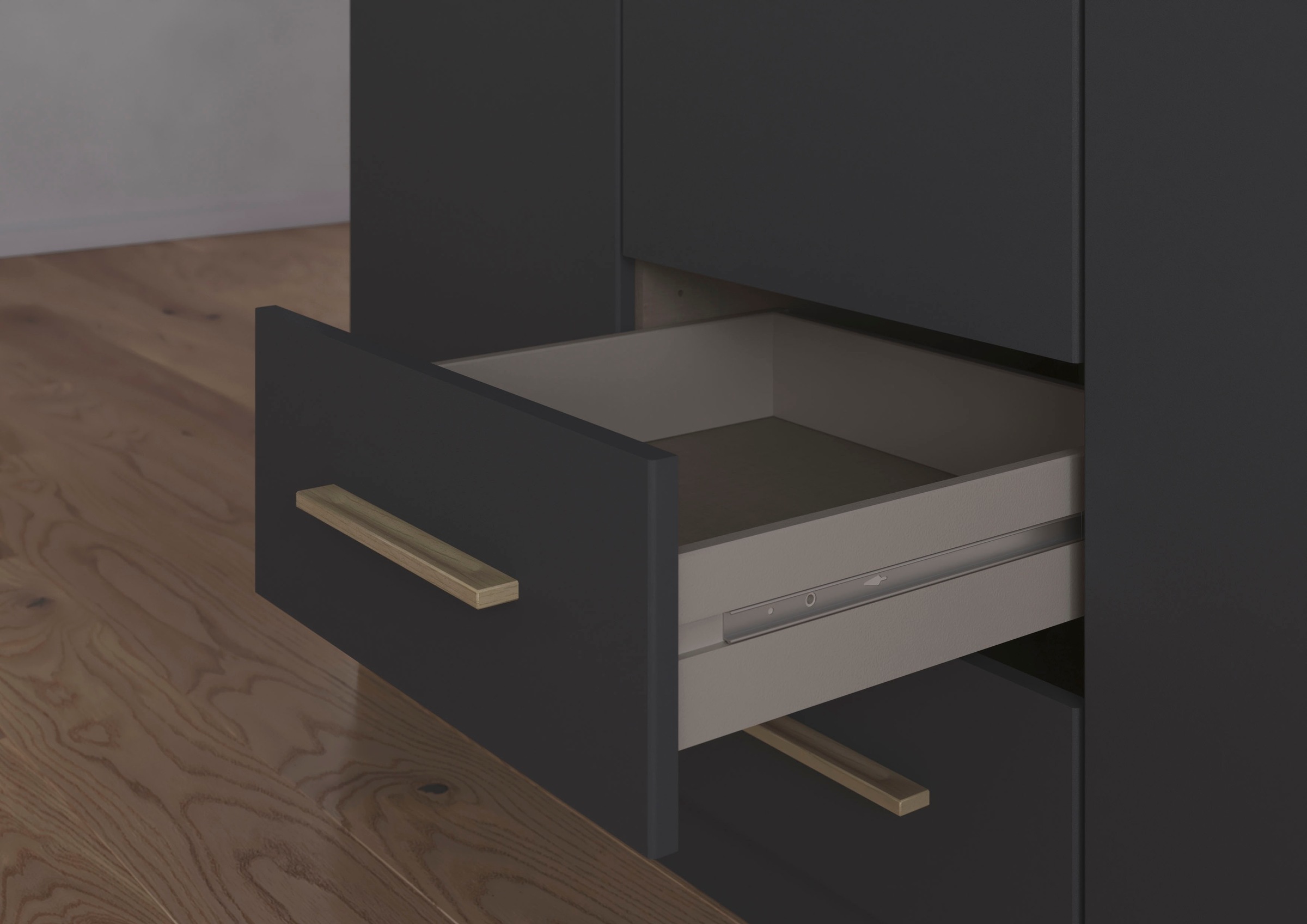 rauch Drehtürenschrank »Kleiderschrank Schrank Garderobe KREFELD optional mit Spiegel«, mit 3 Griff-Varianten, inkl. praktischen Schubladen MADE IN GERMANY
