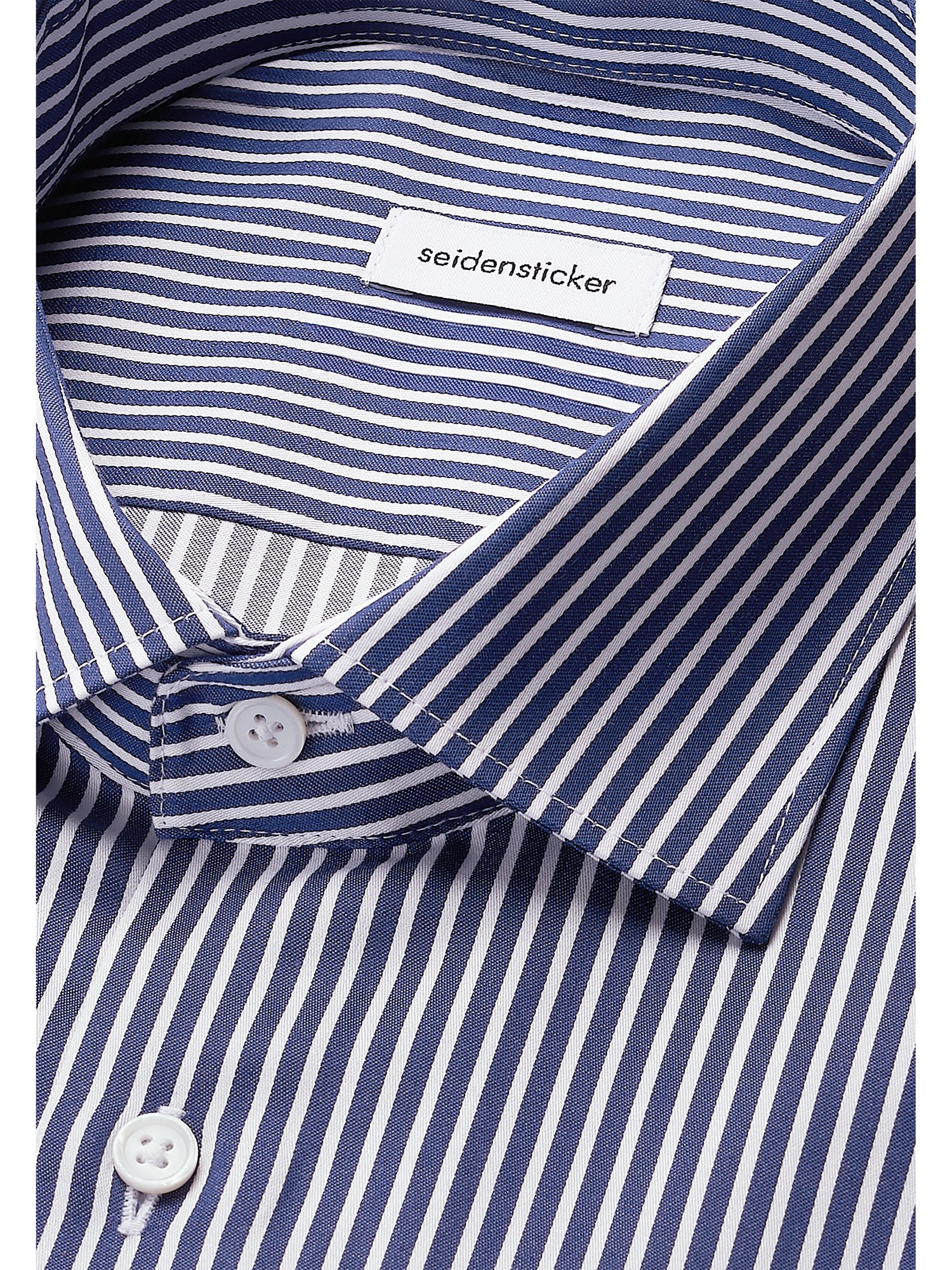 seidensticker Businesshemd »Schwarze Rose«, Regular 1/1 Kentkragen Gestreift