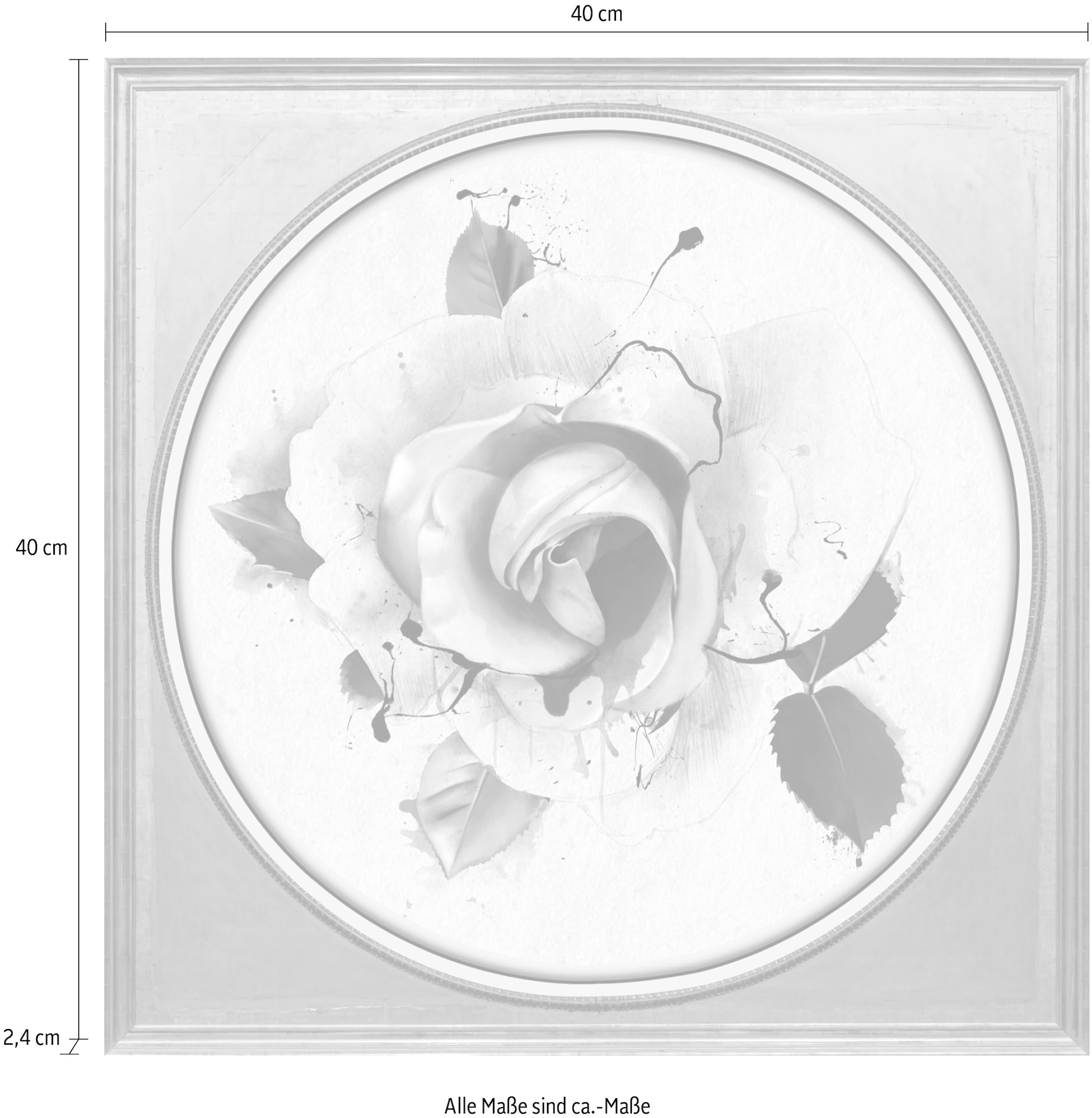 queence Acrylglasbild »Blumen«, Blumen-Blumenbilder-Kunst-Pflanzen-Pflanzenbilder-Gemälde, Fine Art-Print in Galeriequalität
