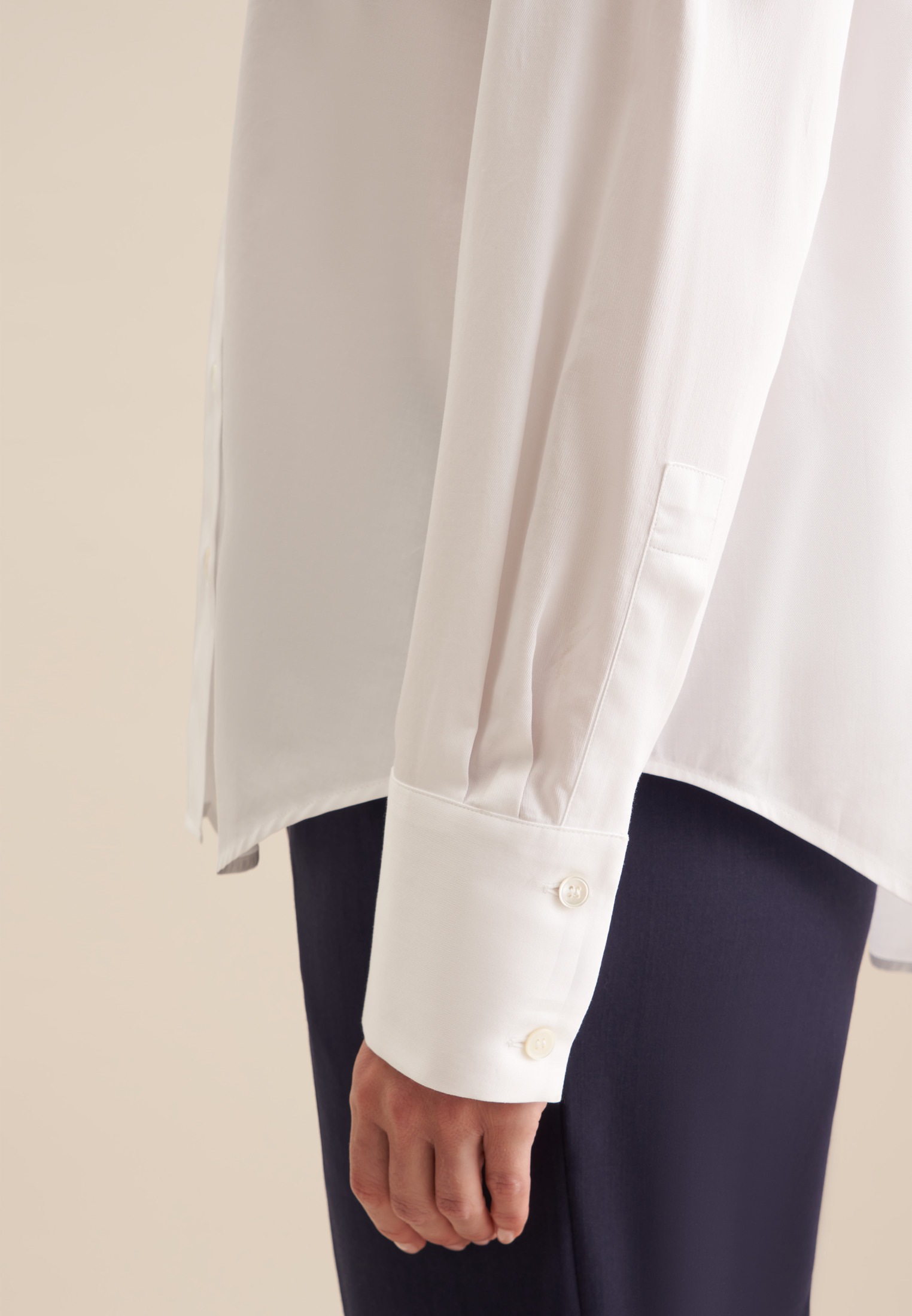 seidensticker Hemdbluse »Schwarze Rose« 1/1 Kragen Uni