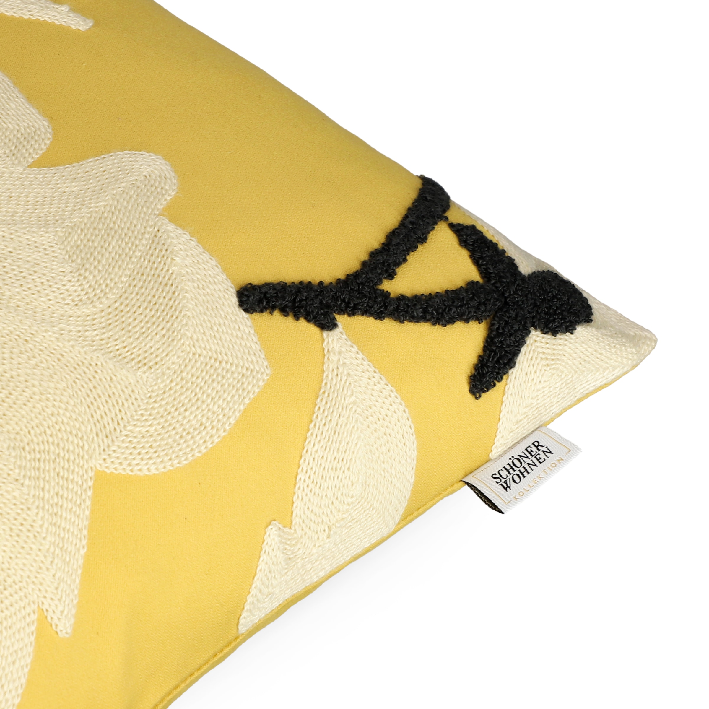 SCHÖNER WOHNEN-Kollektion Dekokissen »Fleur«, bestickt, mit hohem Baumwollanteil
