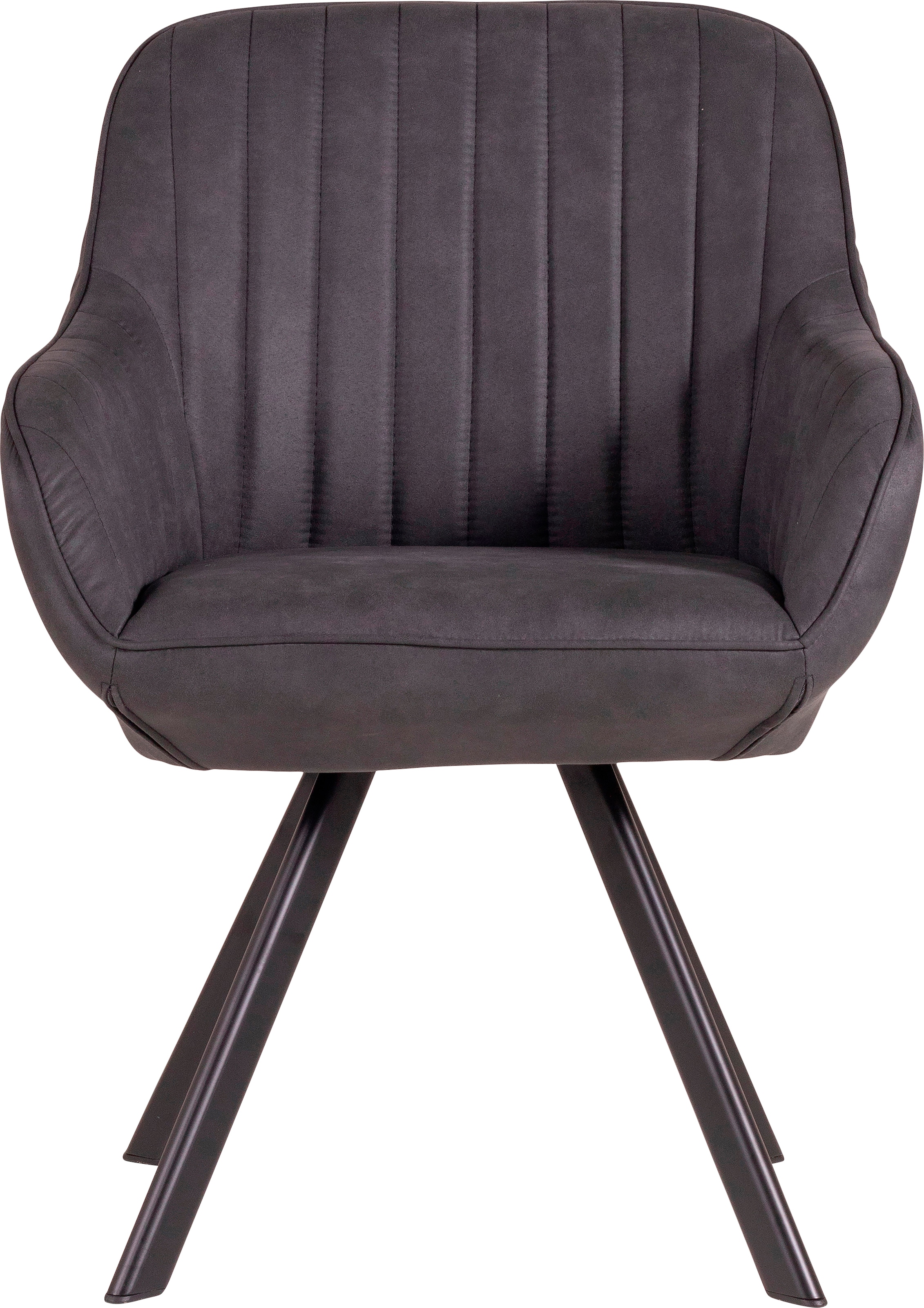 Homexperts Esszimmerstuhl »Carlo«, (Set), 2 St., Kunstleder, Drehstuhl, Bezug in Cord oder Kunstleder