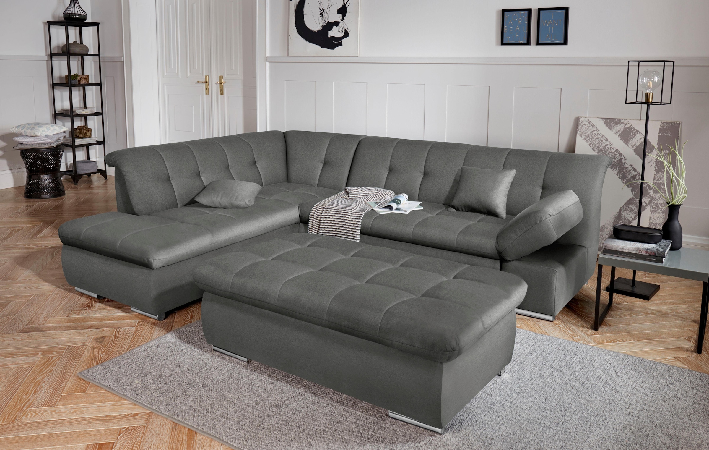 DOMO collection Hocker »Mona«, mit Stauraumfach