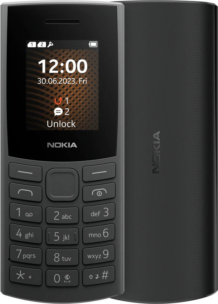Handy »105 4G Edition 2023 Mobiltelefon«, Charcoal, 4,57 cm/1,8 Zoll