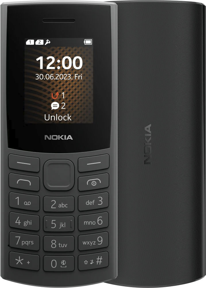 Handy »105 4G Edition 2023 Mobiltelefon«, Charcoal, 4,57 cm/1,8 Zoll