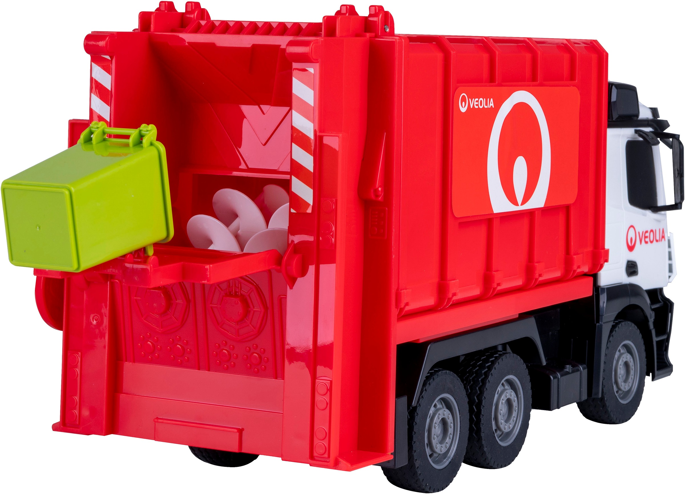 Jamara RC-LKW »Müllwagen Mercedes-Benz Antos 2,4GHz«, LED-Licht vorne; Maßstab 1:26