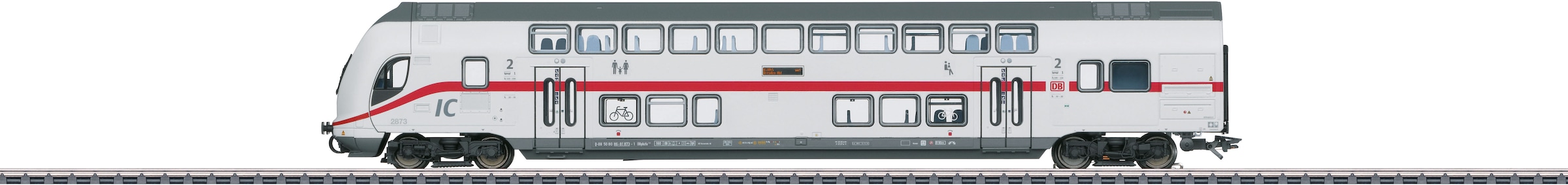 Märklin Personenwagen »IC2 Doppelstock-Steuerwagen DBpbzfa 668.2, 2. Klasse - 43488«, Made in Europe