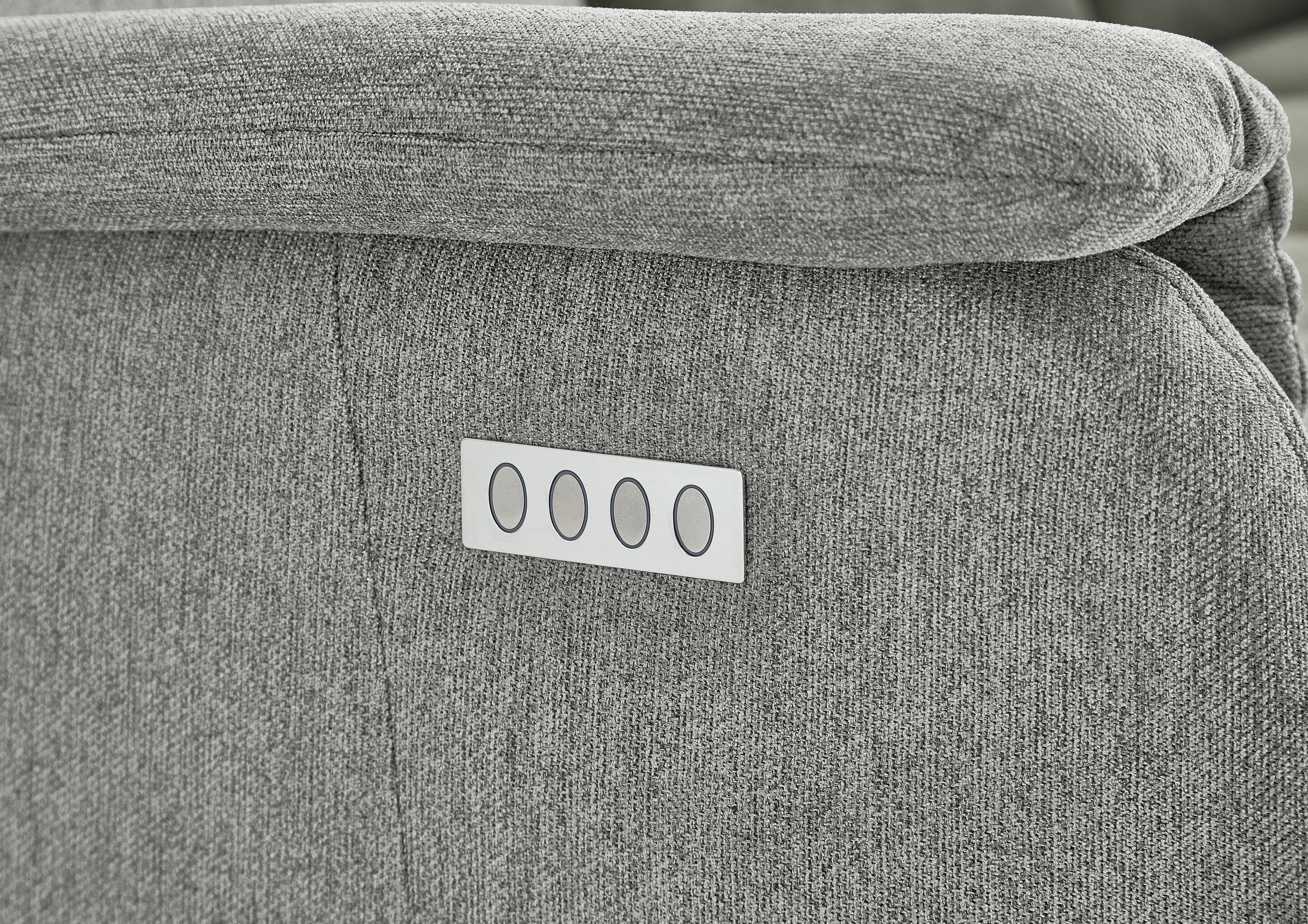 Home affaire 3-Sitzer »Turin Sofa mit elektrischer Relaxfunktion, Breite 226 cm« inkl. Tisch, USB & Steckdose, Federkern & pflegeleichtem Bezug