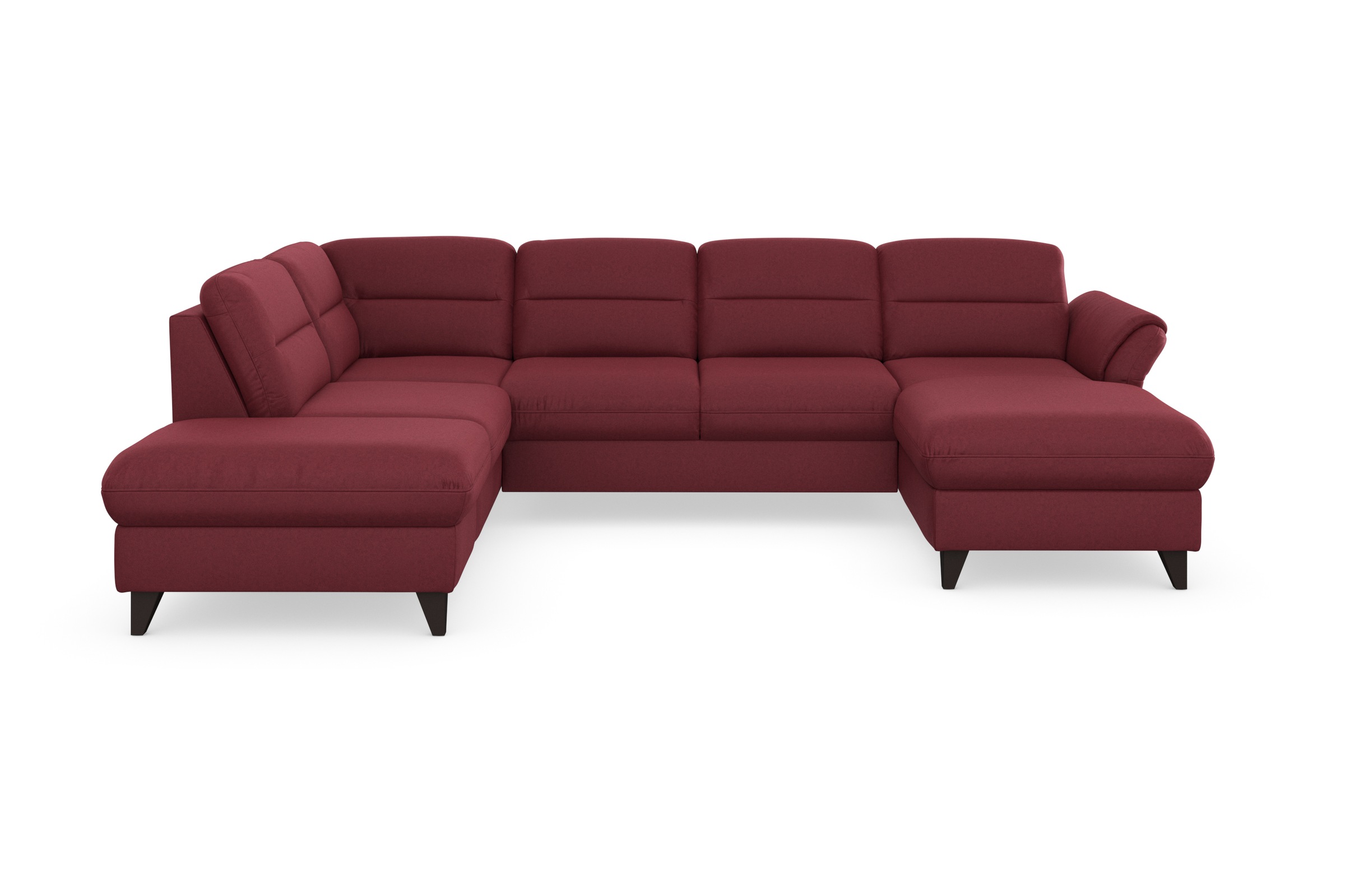 sit&more Wohnlandschaft »Mellum U-Form«, Federkern, wahlweise mit Bettfunktion, Stauraum und Armteilfunktion