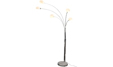SalesFever Stehlampe »Noa«, 5 flammig-flammig, 5 bewegliche Arme mit Glasschirm,... kaufen