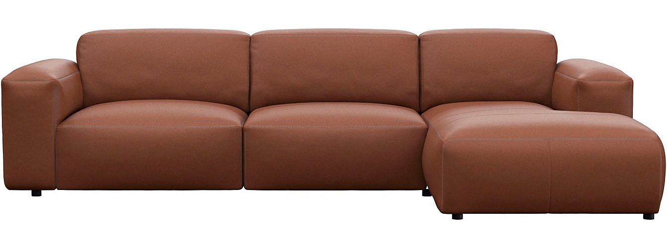 FLEXLUX Ecksofa »Lucera bequem und komfortabel durch hochwertigen Sitzaufba günstig online kaufen
