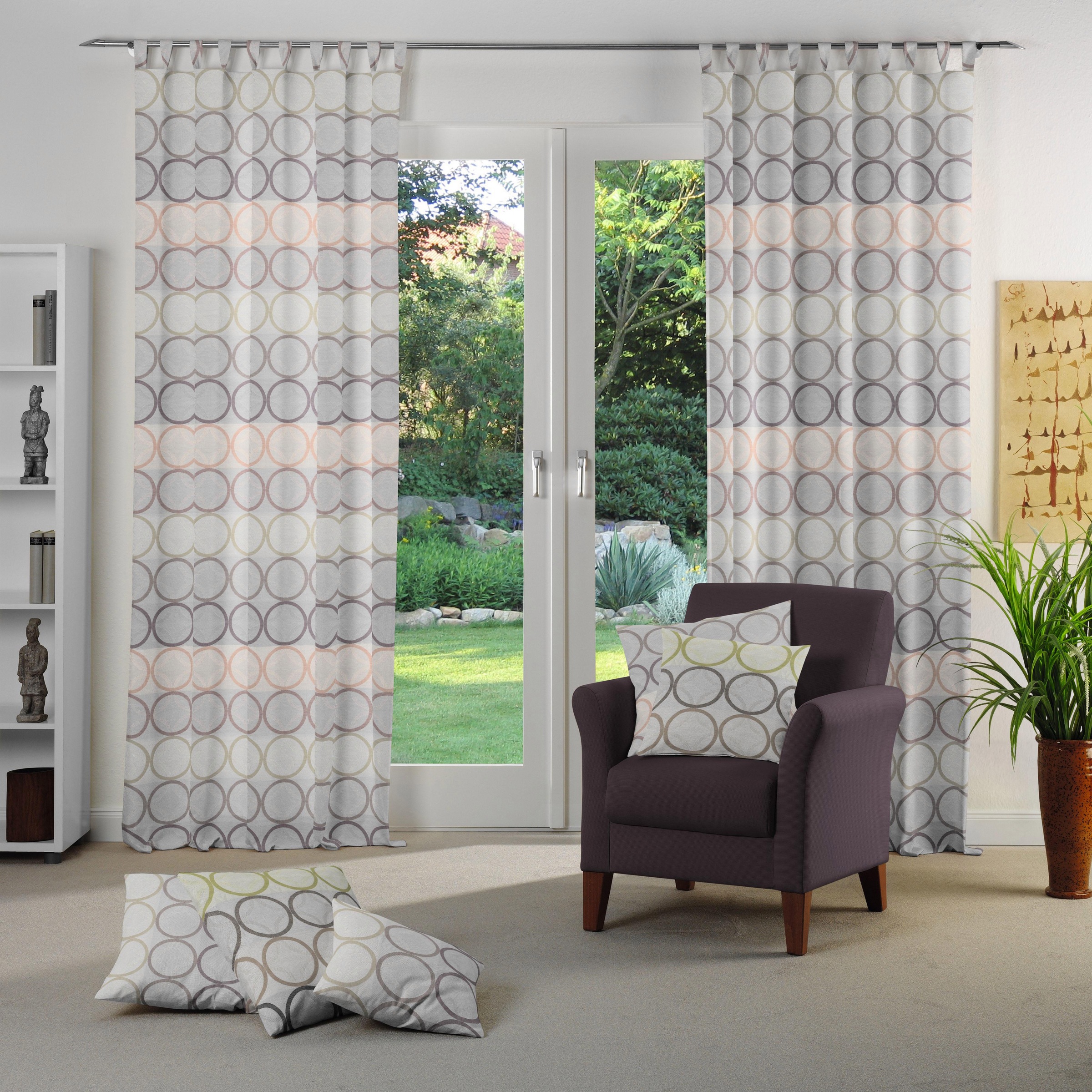 Wirth Vorhang »Zirbello« Schlaufen 1 Stk. tlg. günstig online kaufen