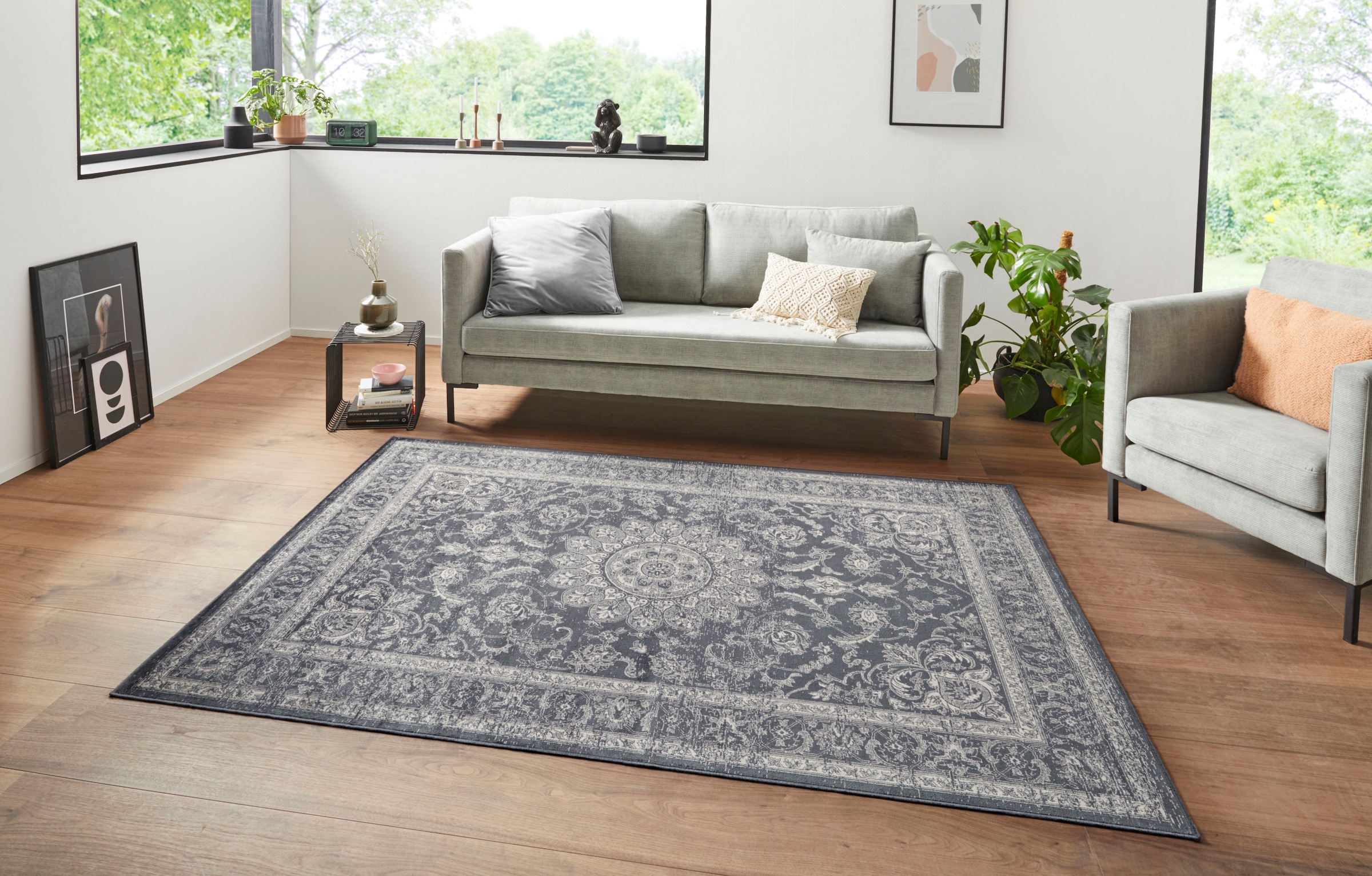 HANSE Home Teppich »Briar«, rechteckig, 6 mm Höhe, Samt, Orient-Optik, Seid günstig online kaufen